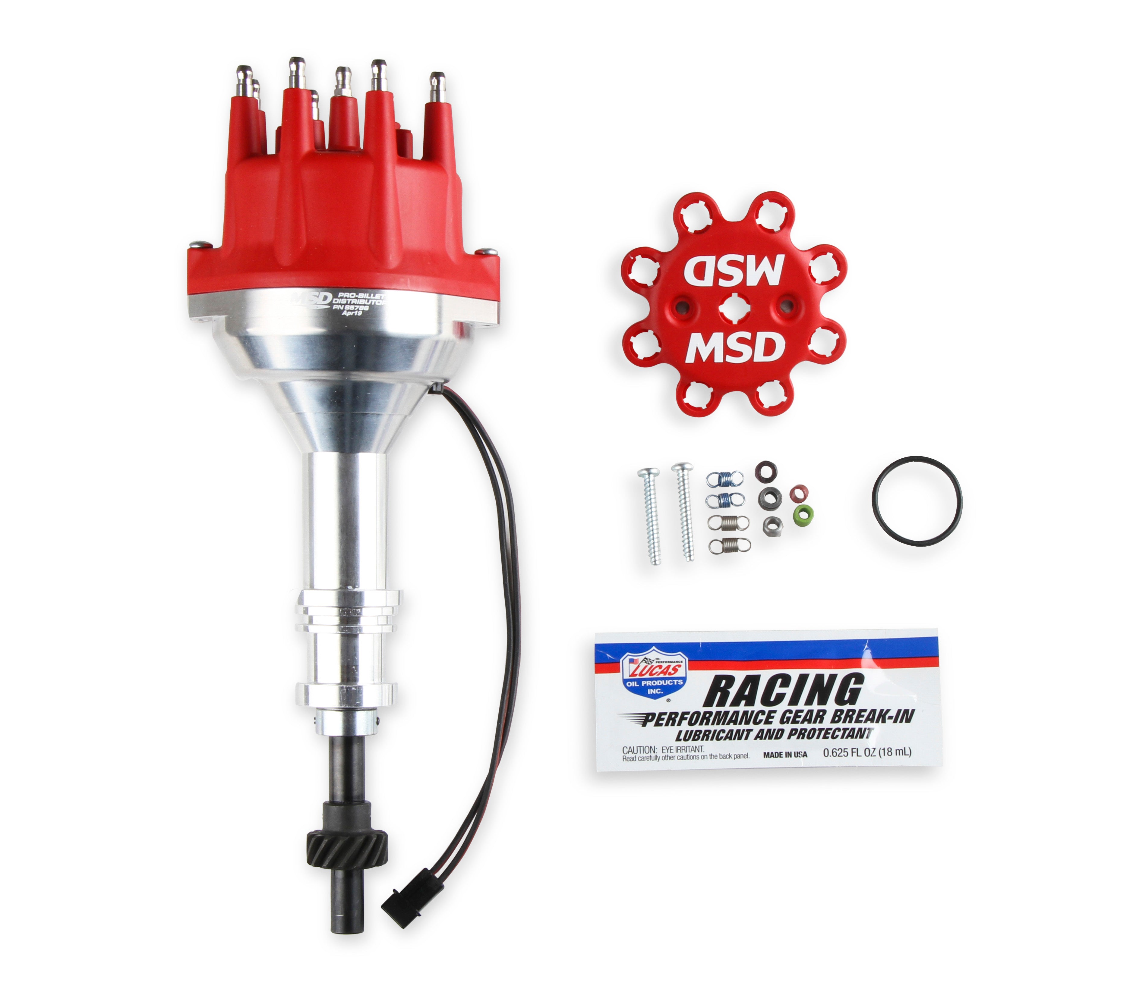 MSD 85786 Billet Distributor SBF 351W w/Small Cap MSD 85786