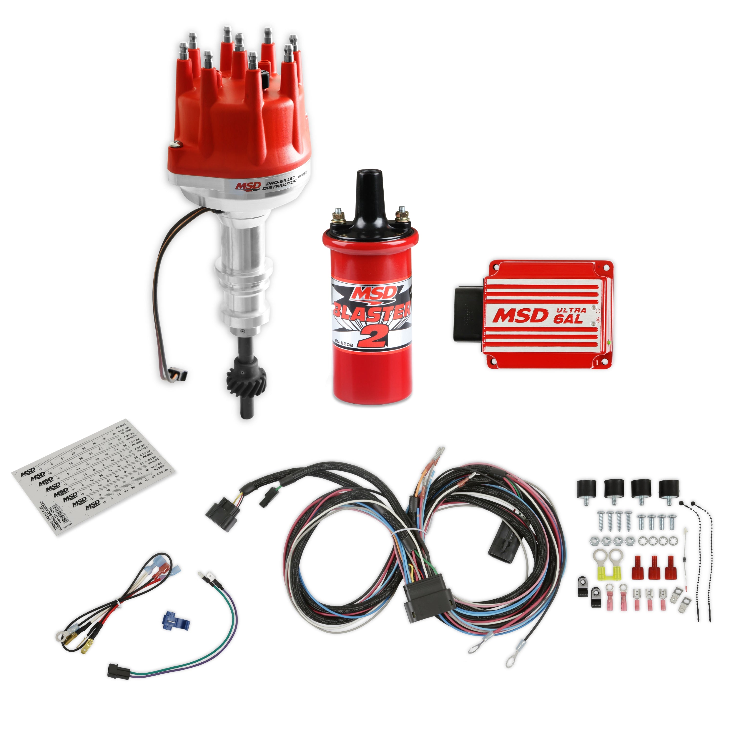 MSD 85791K Pro-Billet Ignition Bundle  SBF 302 MSD 85791K