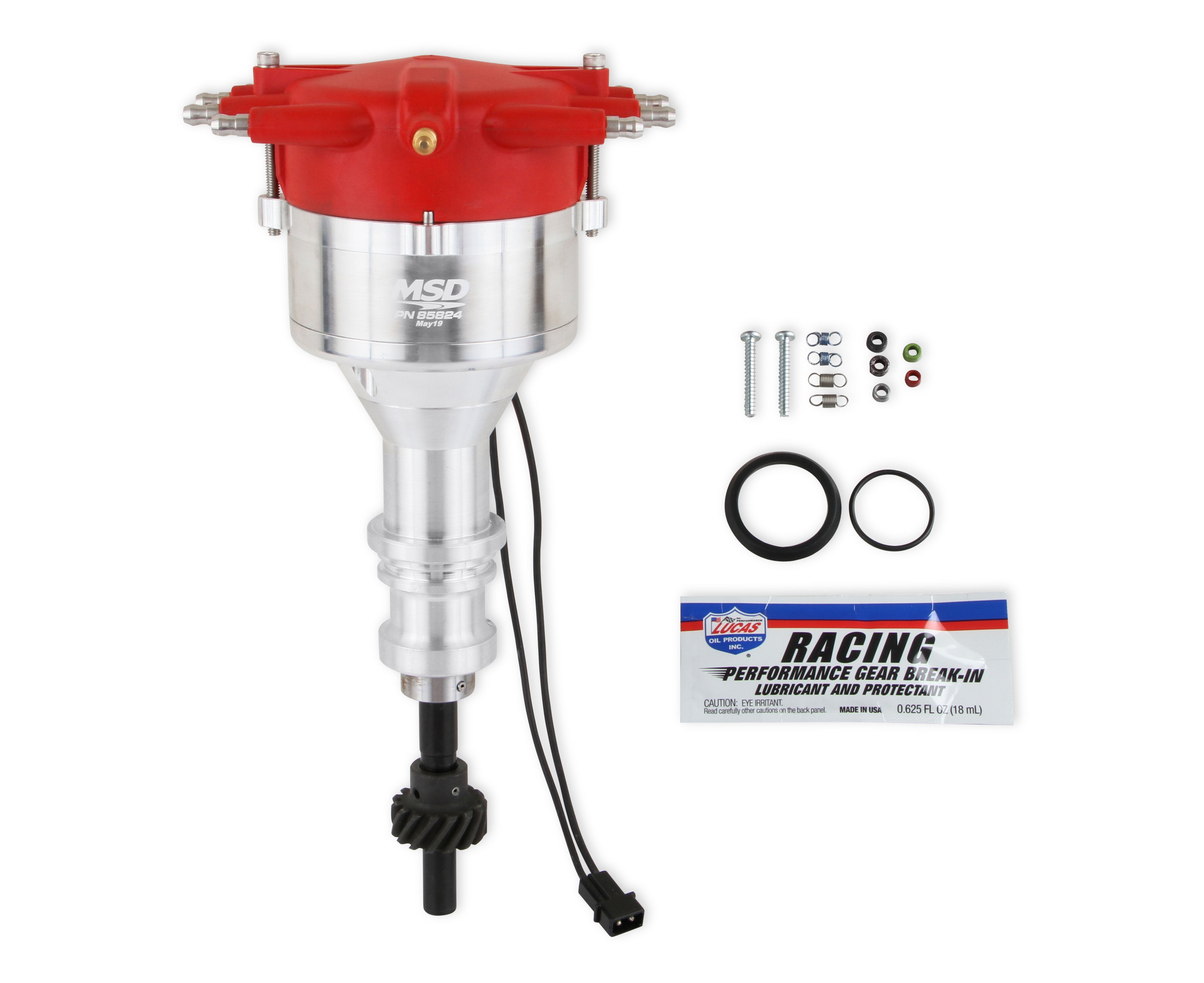 MSD 85824 Billet Distributor SBF 289/302 w/Crab Cap MSD 85824