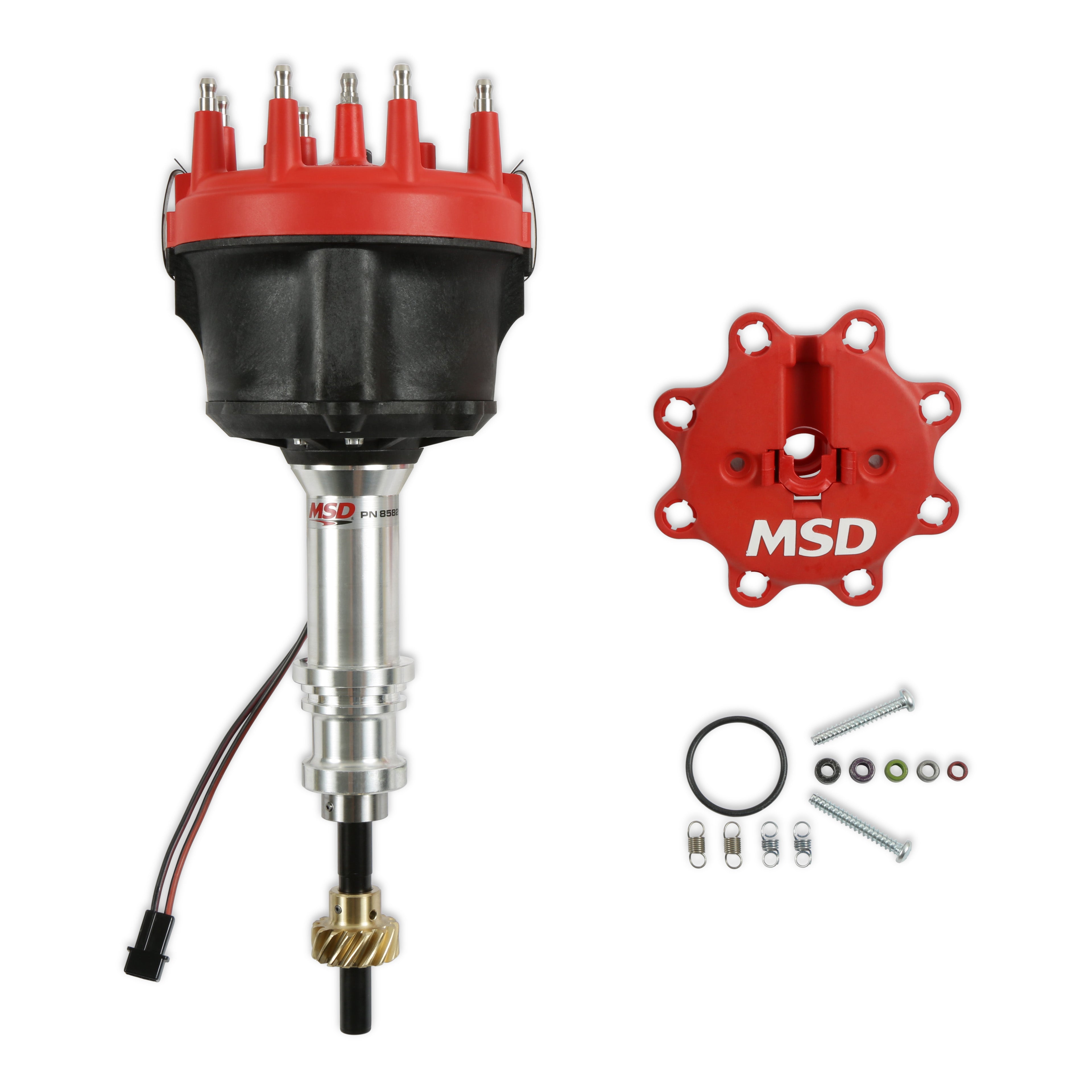 MSD 85827 Billet Distributor SBF 302 w/Bronze Gear MSD 85827