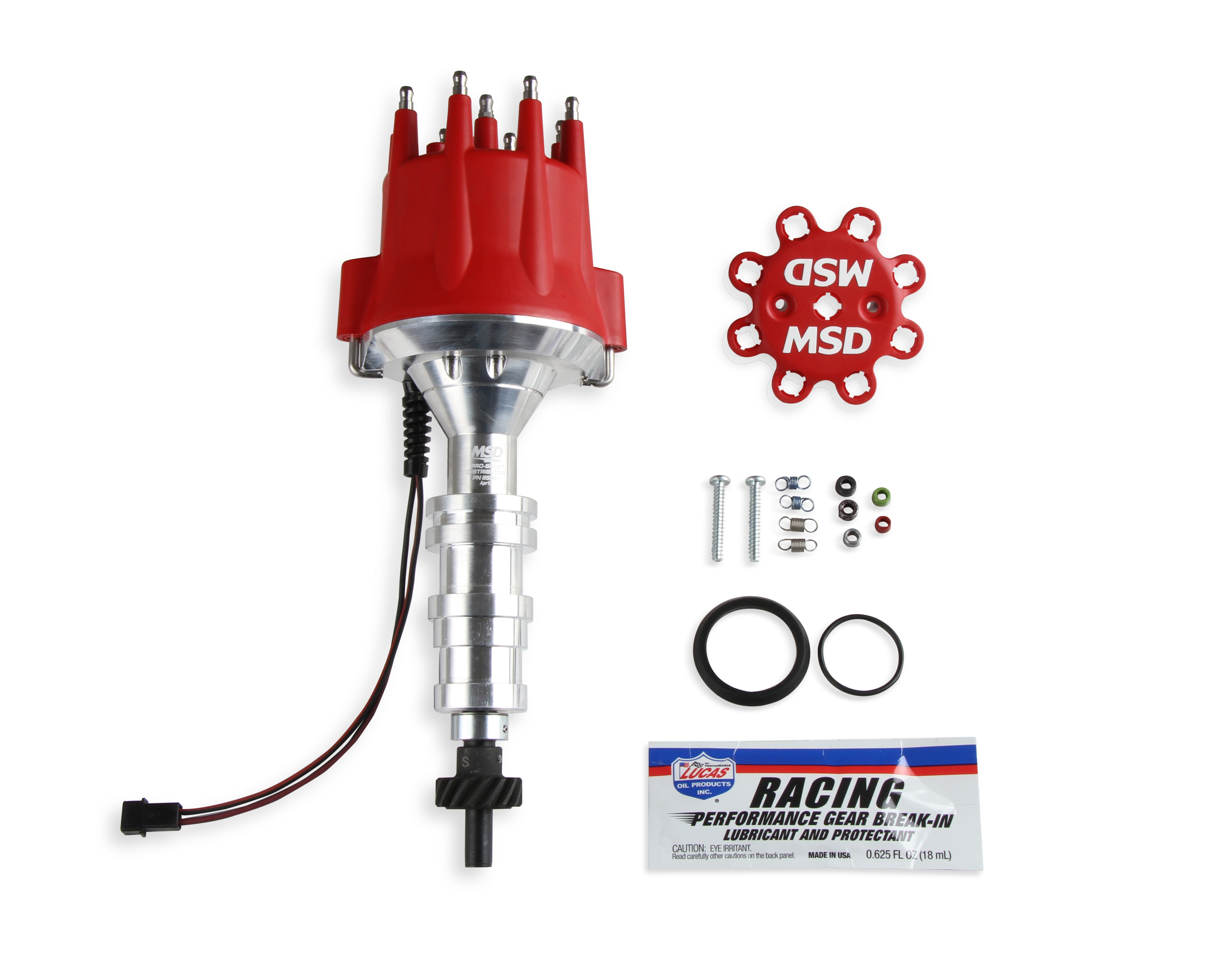 MSD 85941 Billet Distributor BBF FE w/Steel Gear MSD 85941