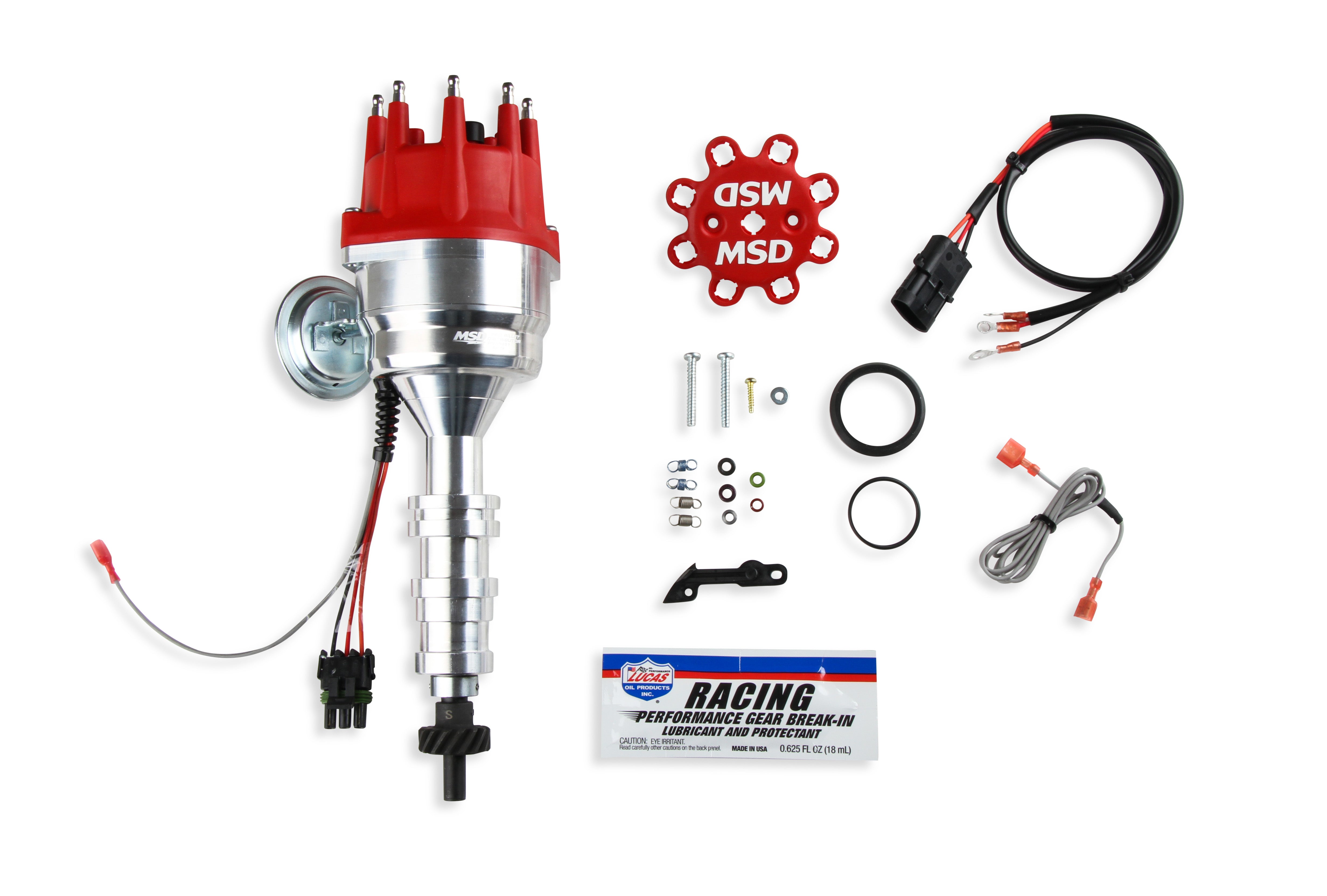 MSD 85951 Billet Distributor BBF FE RTR w/Steel Gear MSD 85951