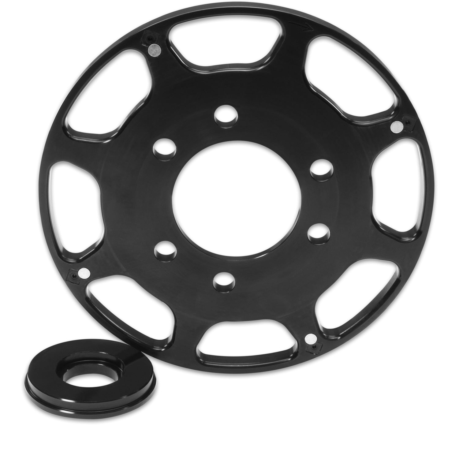 MSD 86113 SBC 7in Crank Trigger Wheel Black MSD 86113