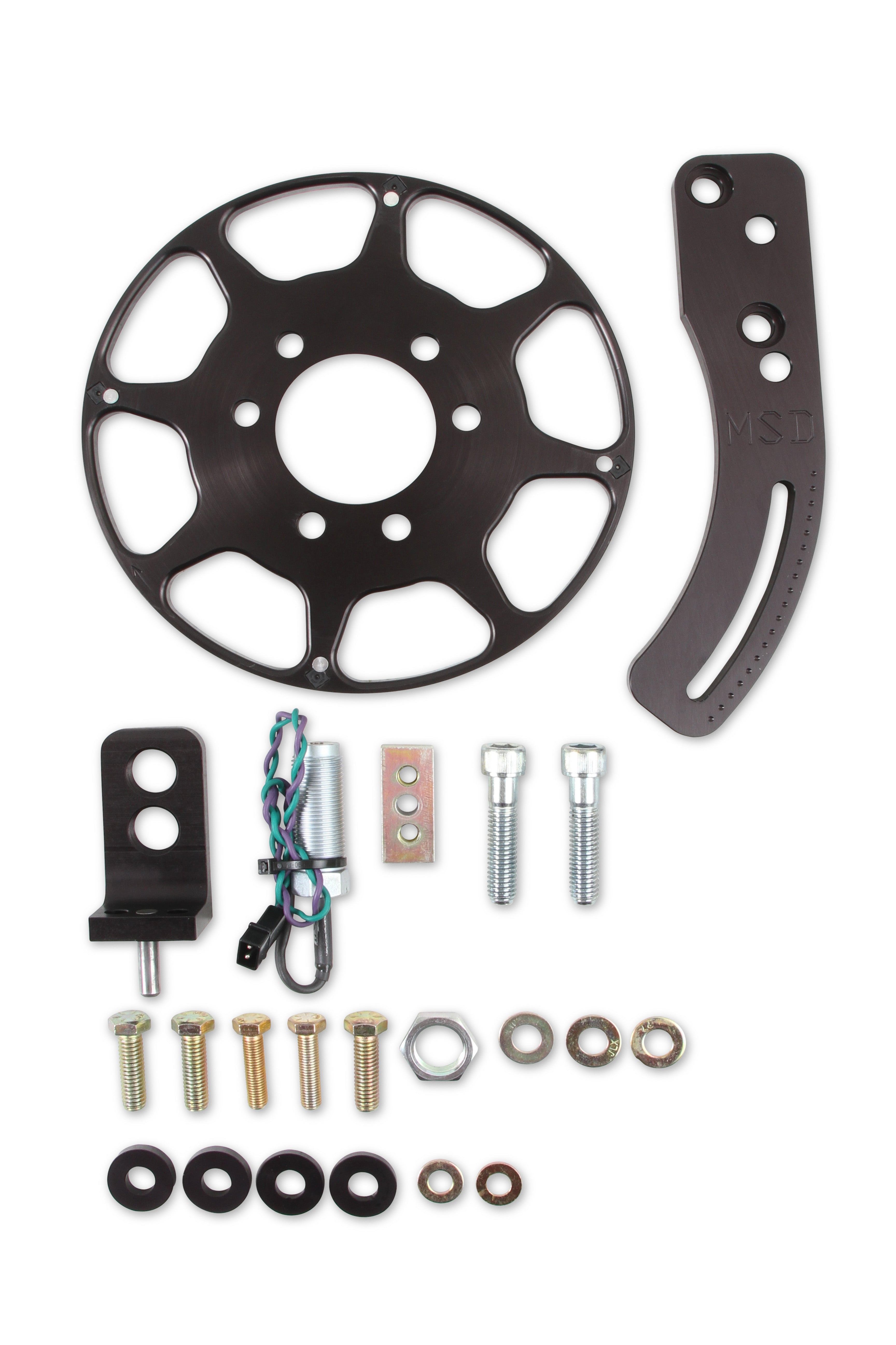 MSD 86203 BBC Crank Trigger Kit Black MSD 86203