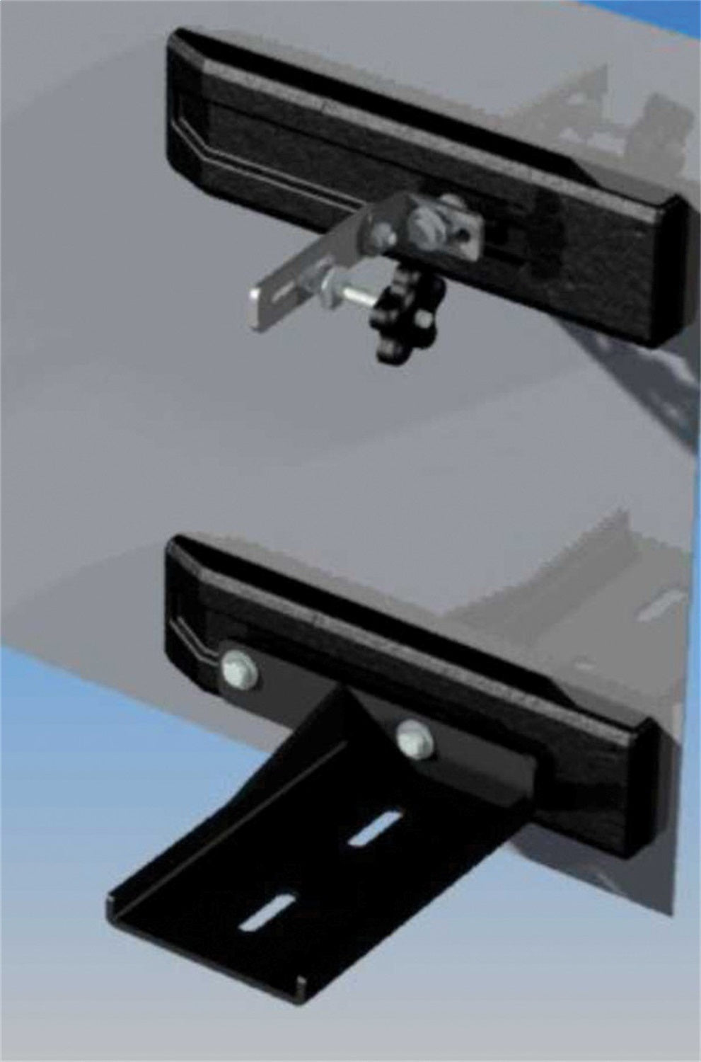 Rampage 86612 High Lift Jack Mount; Black; Rampage 86612