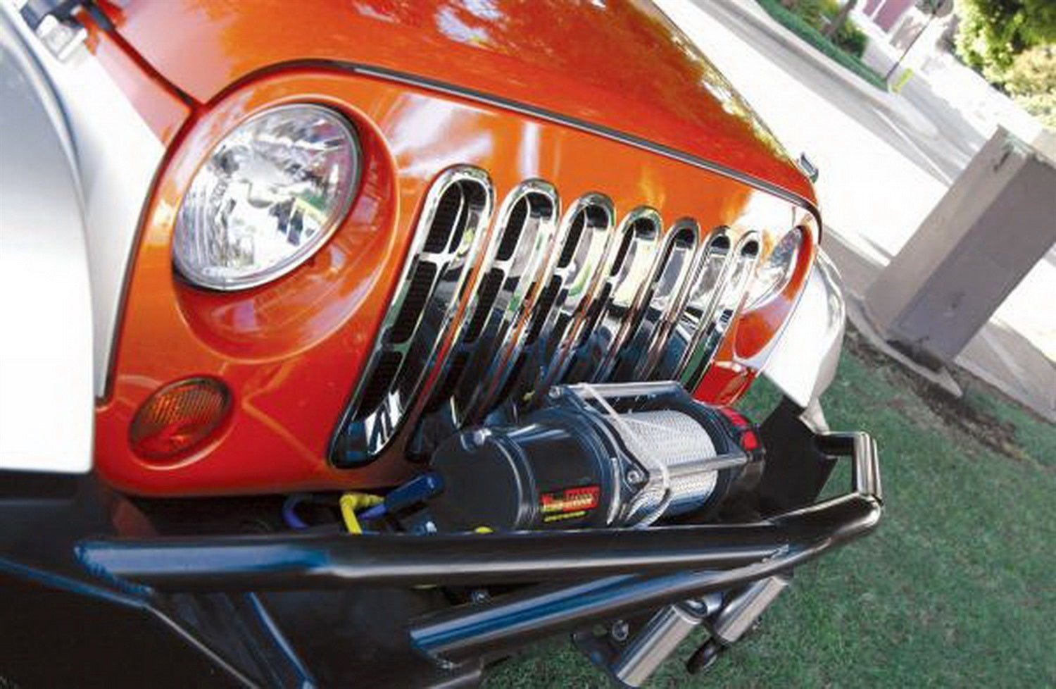 Rampage 87511 Grille Inserts; Chrome; Rampage 87511