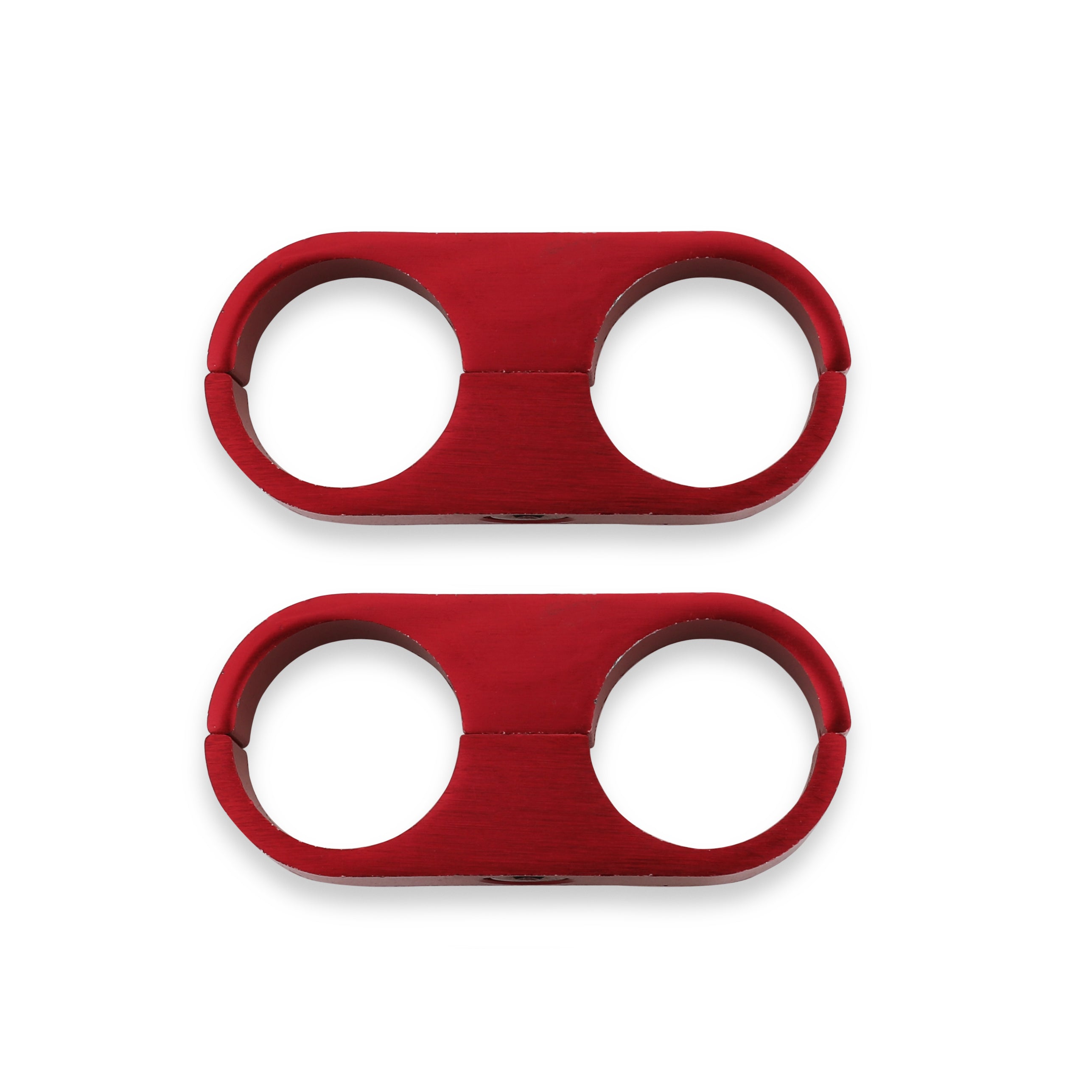 Hose & Tubing Separator, 1", Package Of 2, Red Anodized