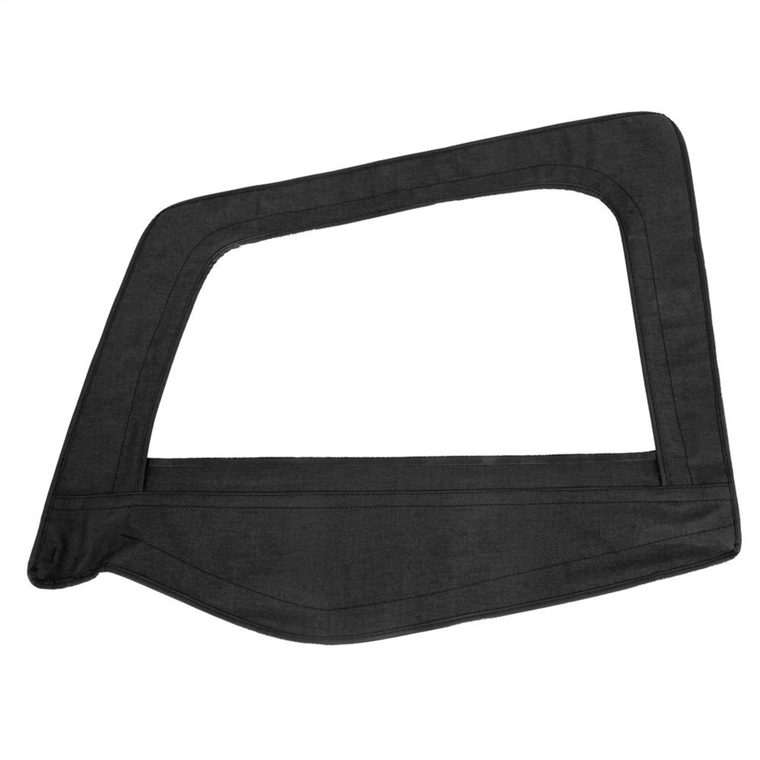Door Skin; Denim Black; Driver Side; w/Frame; For Use w/Soft Top Only; Smittybilt 89415