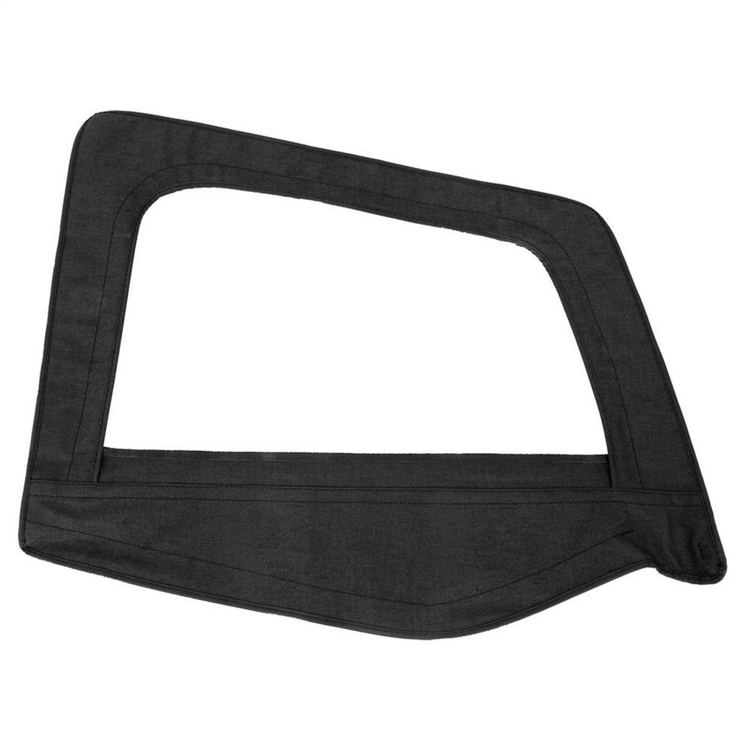 Door Skin; Denim Black; Passenger Side; w/Frame; For Use w/Soft Top Only; Smittybilt 89515