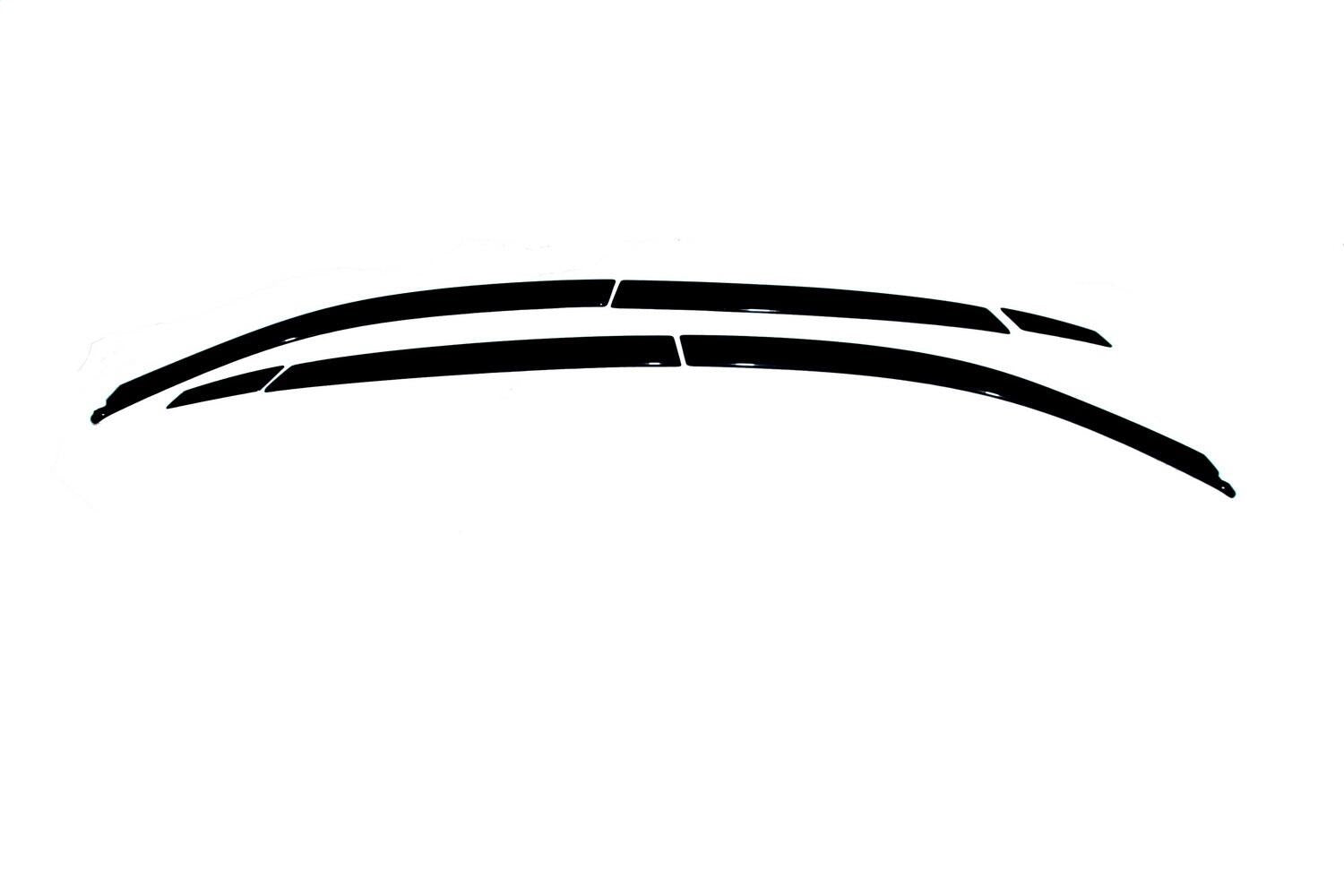 Auto Ventshade AVS 896001 Ventvisor® Low Profile Deflector 6 pc.; Smoke; Auto Ventshade AVS 896001