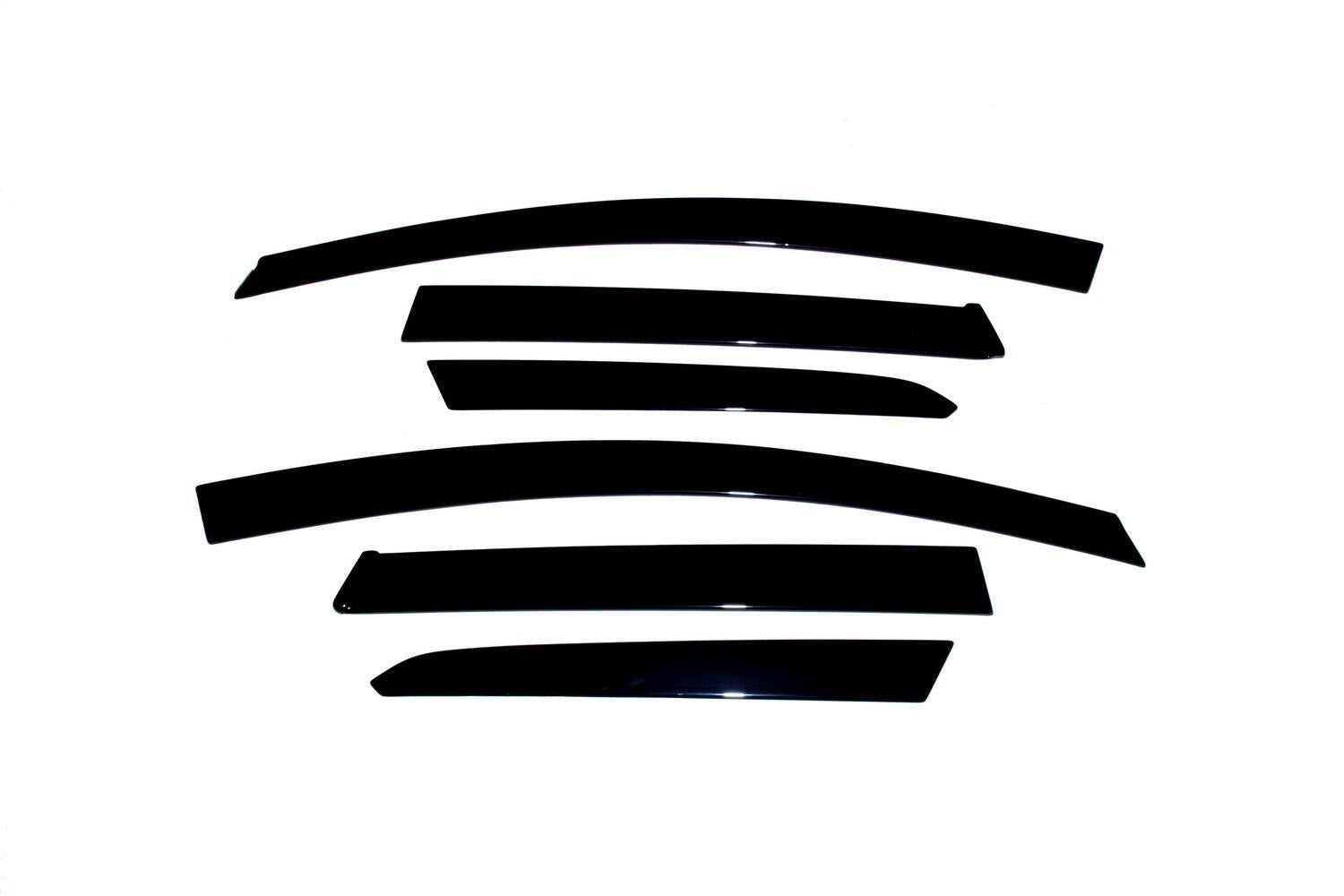 Auto Ventshade AVS 896003 Ventvisor® Low Profile Deflector 6 pc.; Smoke; Auto Ventshade AVS 896003