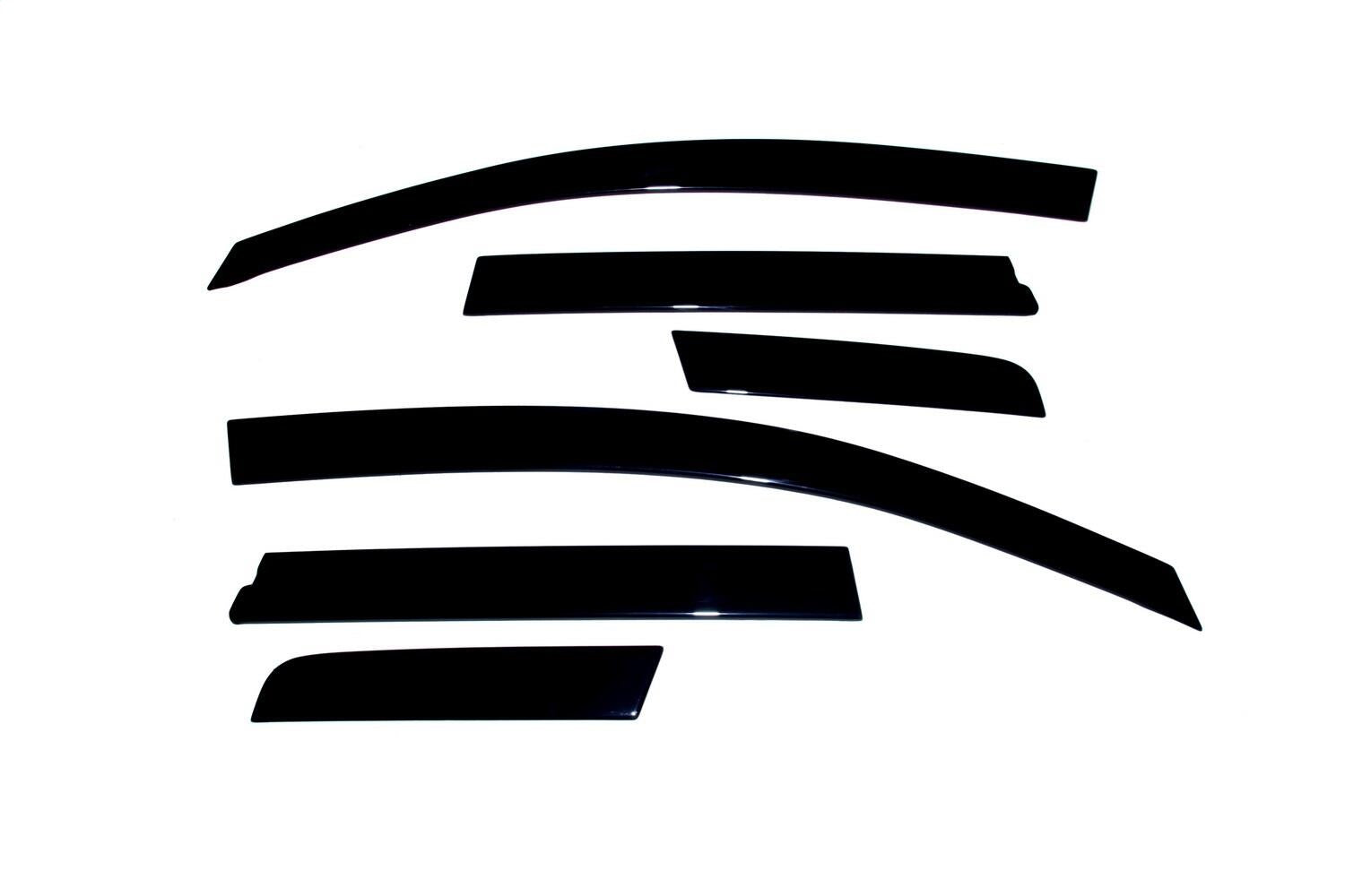 Auto Ventshade (AVS) 896007 Ventvisor® Low Profile Deflector 6 pc.; Smoke; Auto Ventshade (AVS) 896007