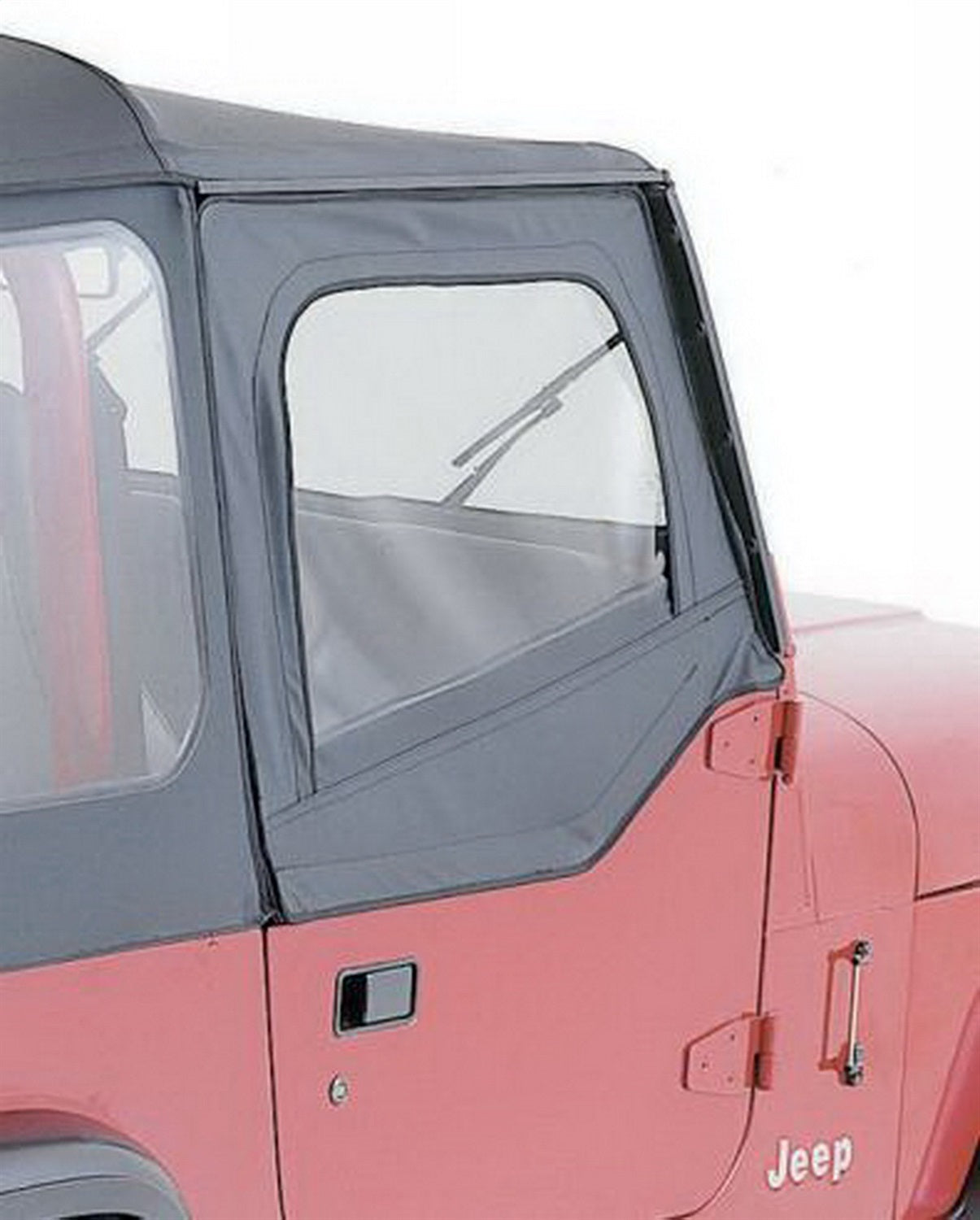 Rampage 89615 Door Skin; Black Denim; Door Skin For Soft Upper Doors; Pair; Rampage 89615