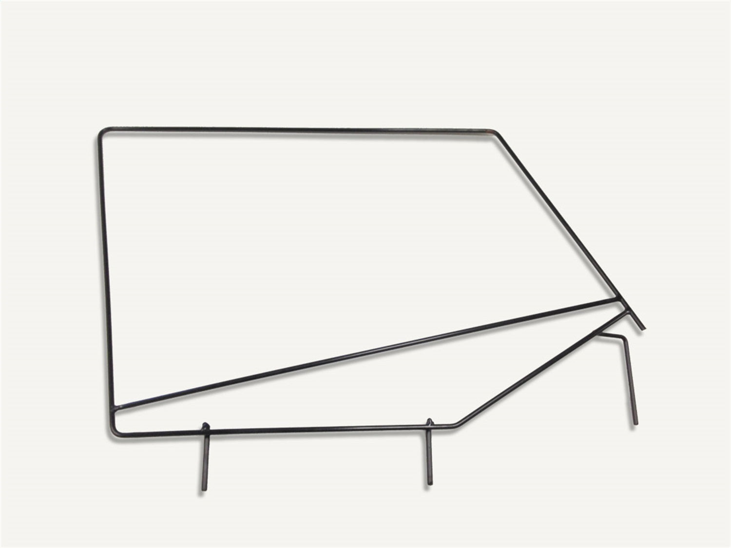 Rampage 89699 Window Frame; Black; Pair; Rampage 89699
