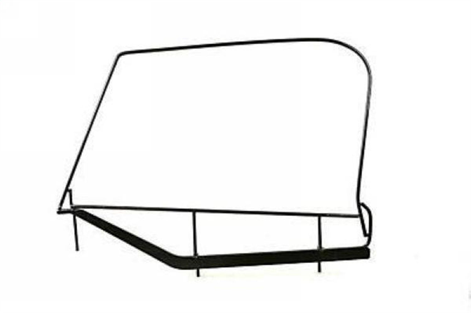 Rampage 89799 Window Frame; Black; Pair; Rampage 89799