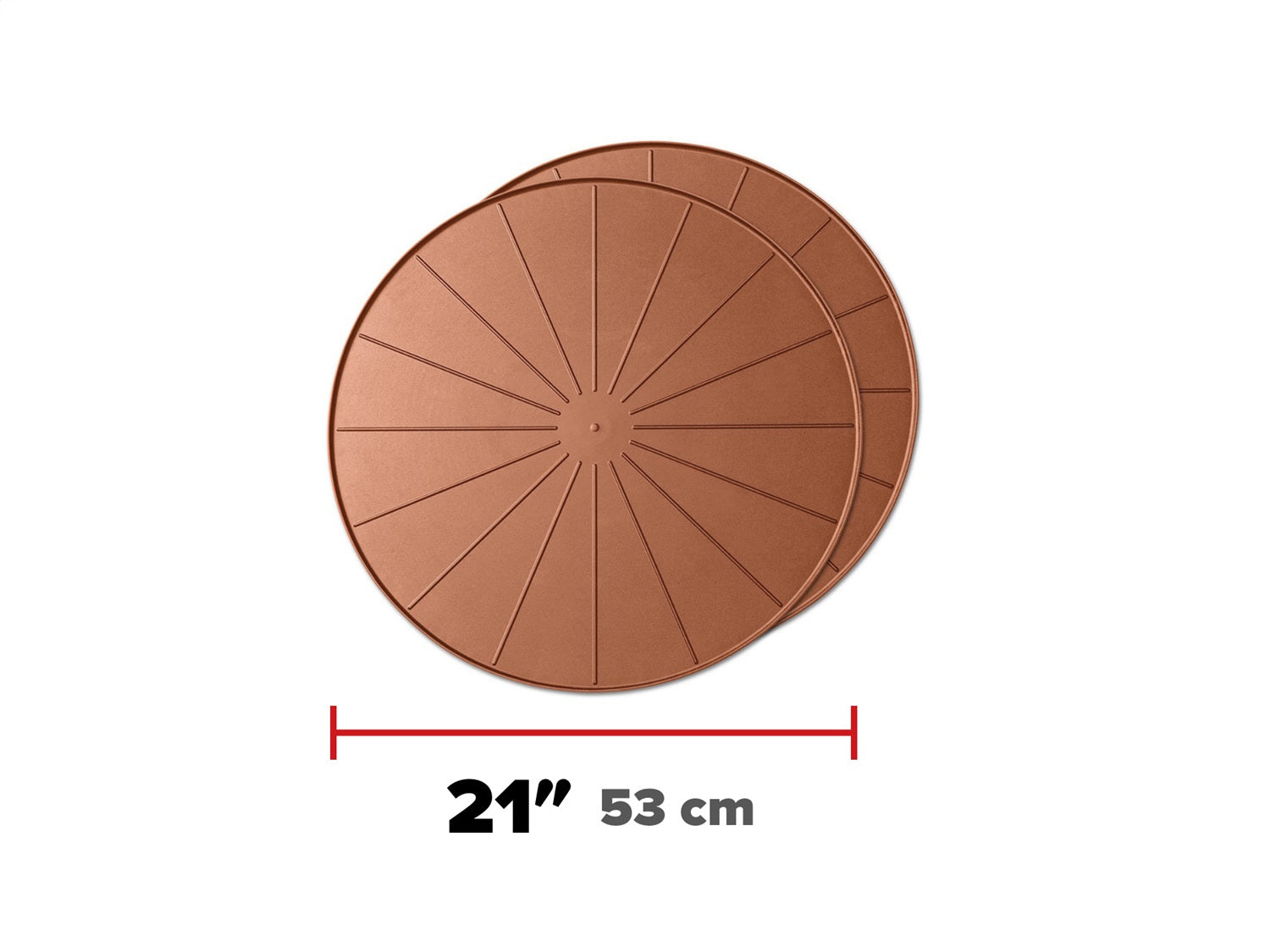 Weathertech 8A21CST2PKTC Project Mats; Terra Cotta; 21 in.; Square; Set of 2; Weathertech 8A21CST2PKTC