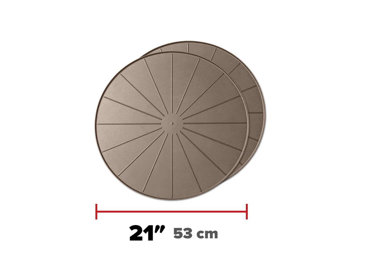 Weathertech 8A21CST2PKTN Project Mats; Tan; 21 in.; Square; Set of 2; Weathertech 8A21CST2PKTN
