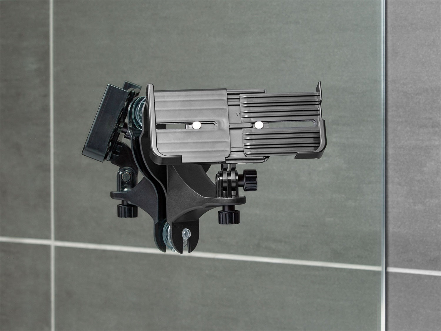 Weathertech 8ARM4 MirrorFone Two View; Black; Rotating; Weathertech 8ARM4