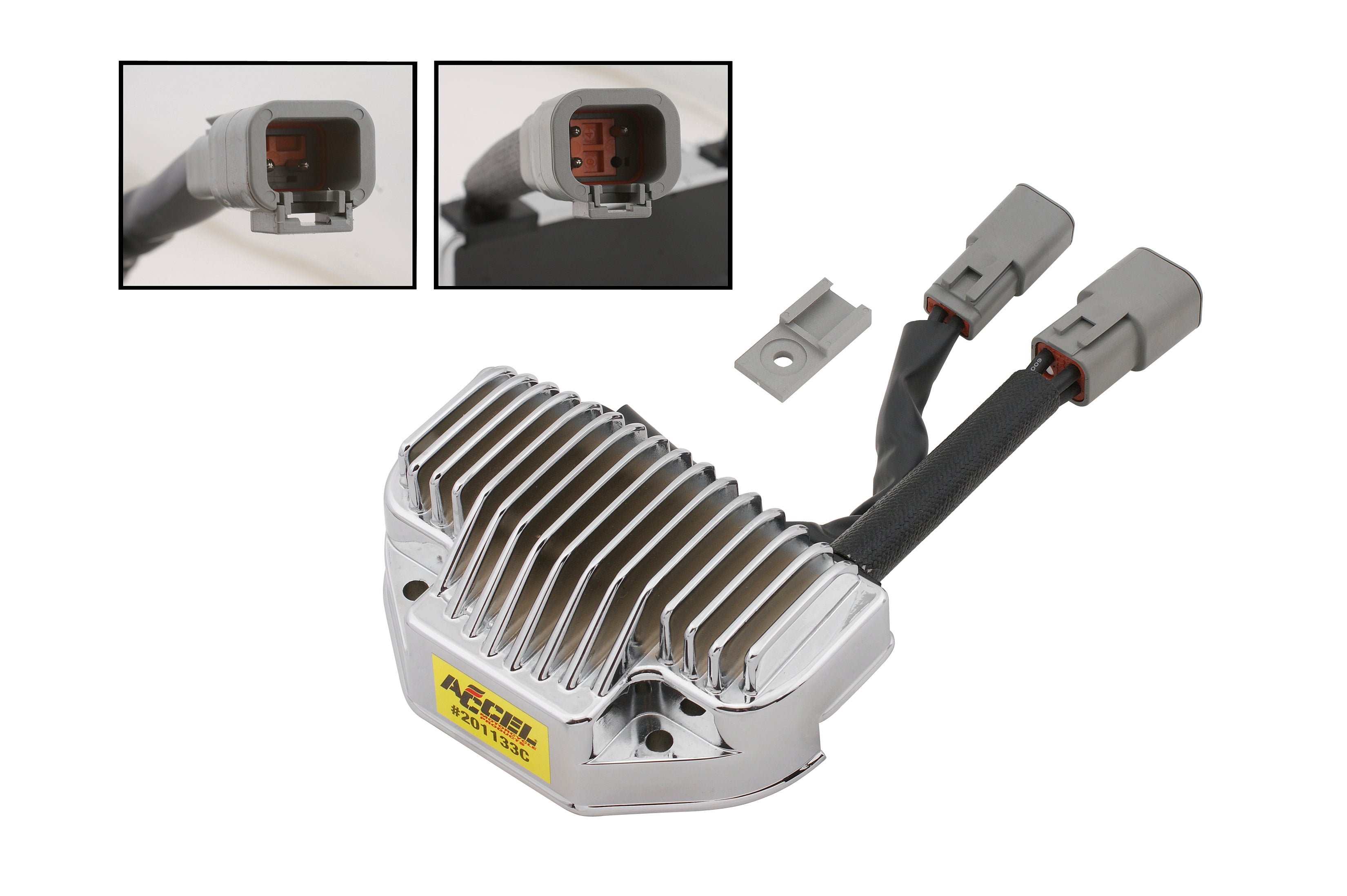 Voltage Regulator, Chrome, Harley-Davidson