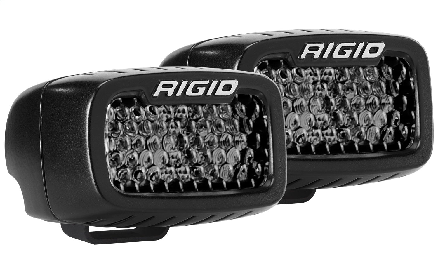 RIGID Industries 902513BLK SR-M SERIES PRO SPOT DIFFUSED MIDNIGHT SURFACE MOUNT ; PAIR RIGID Industries 902513BLK