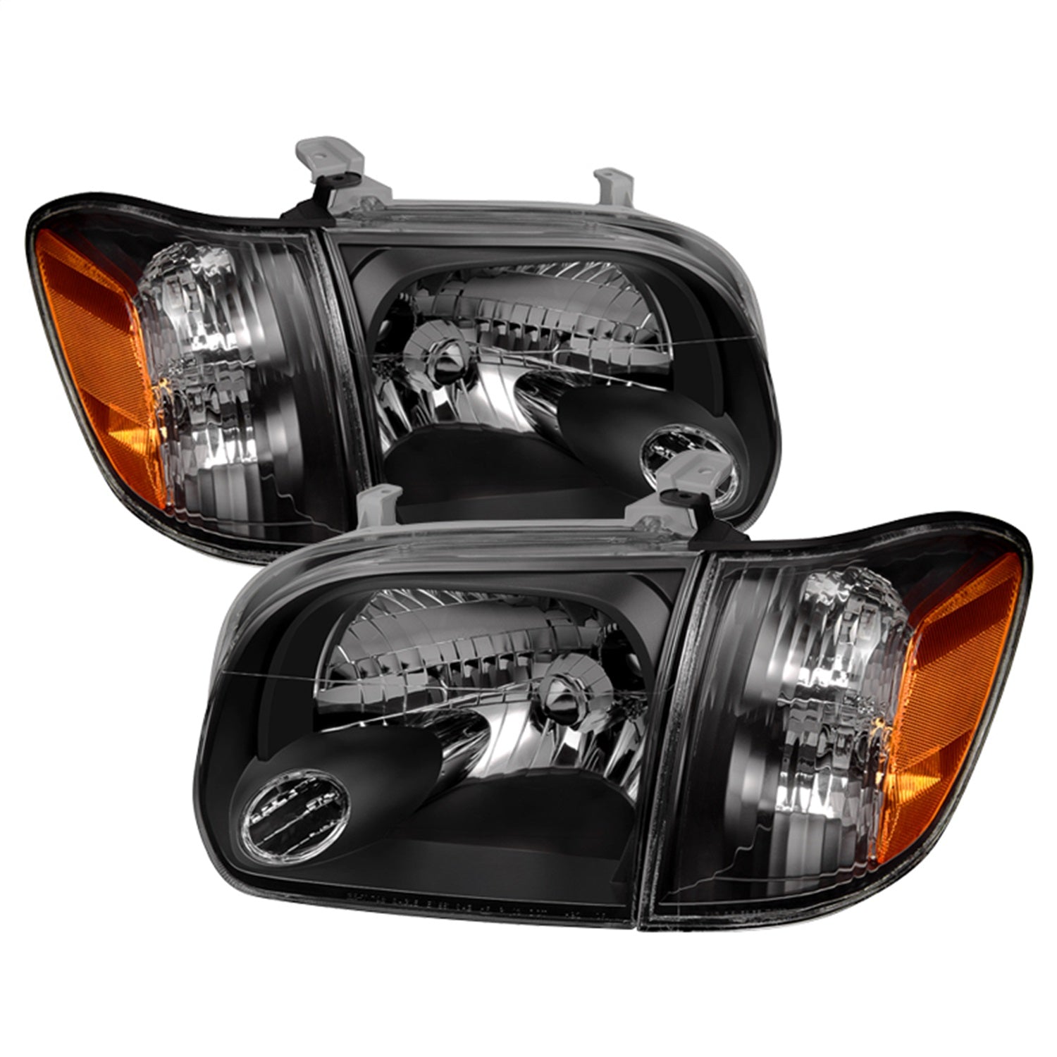 Spyder Auto 9034336 XTune Headlights; w/Corner Lights; OEM; Black; Spyder Auto 9034336