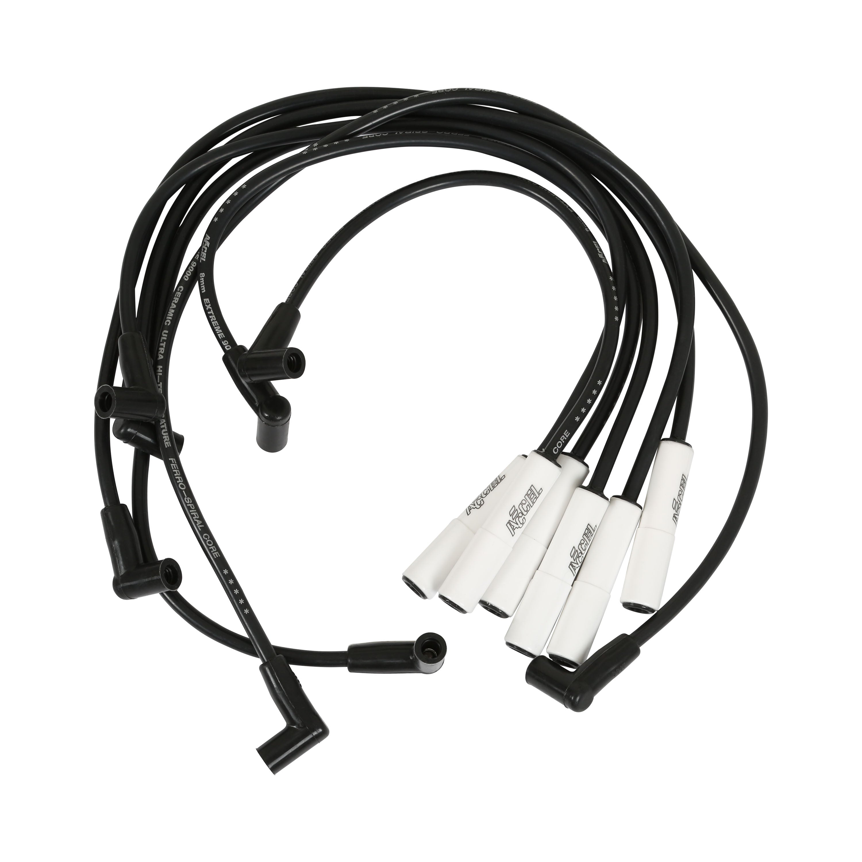 ACCEL 9039C Extreme 9000 Ceramic Boot Spark Plug Wire Set ACCEL 9039C