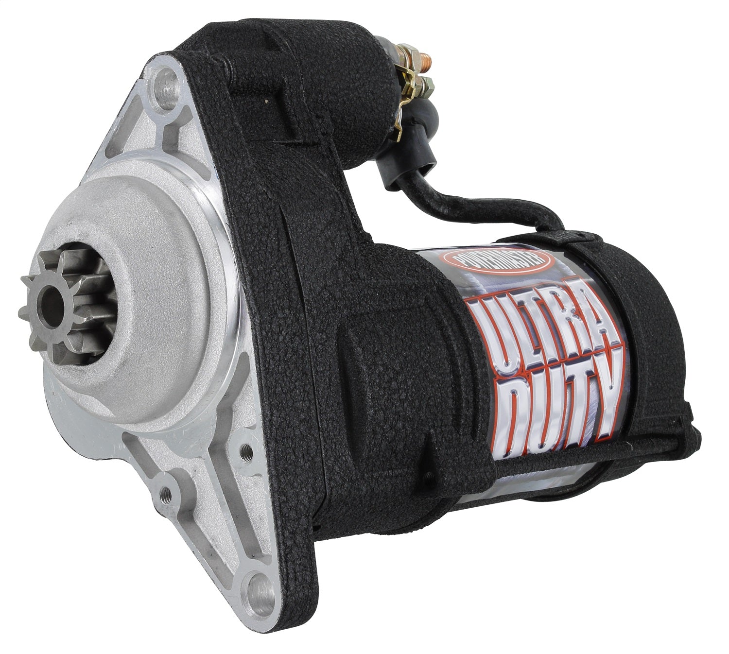 Powermaster Performance 9057 Ultra Duty Diesel Starter; 3.75:1 Gear Reduction; Black Wrinkle Finish; Powermaster Performance 9057