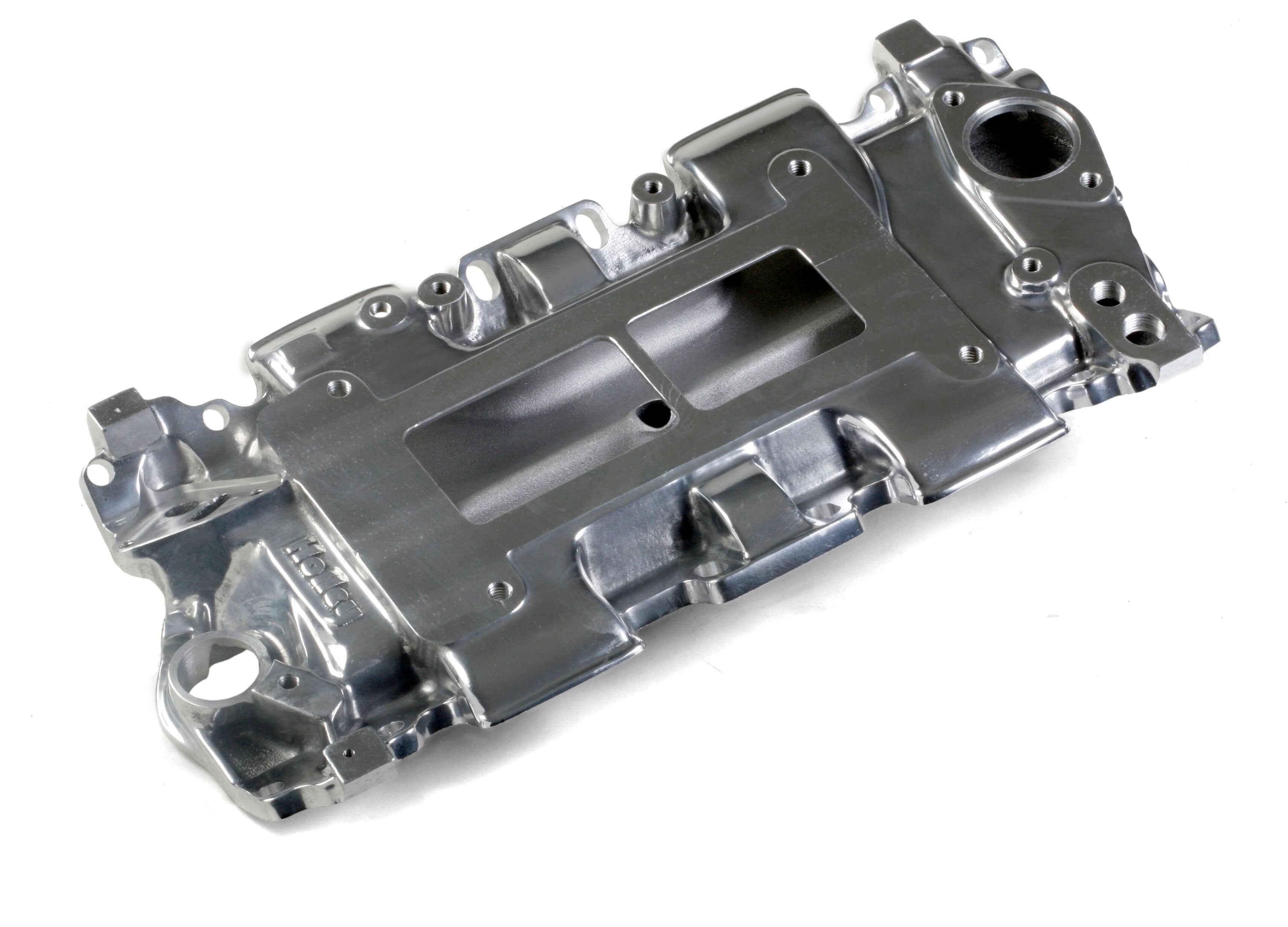 174 PowerCharger BBC Service Part Manifold Polished Finish - Rectangle Port