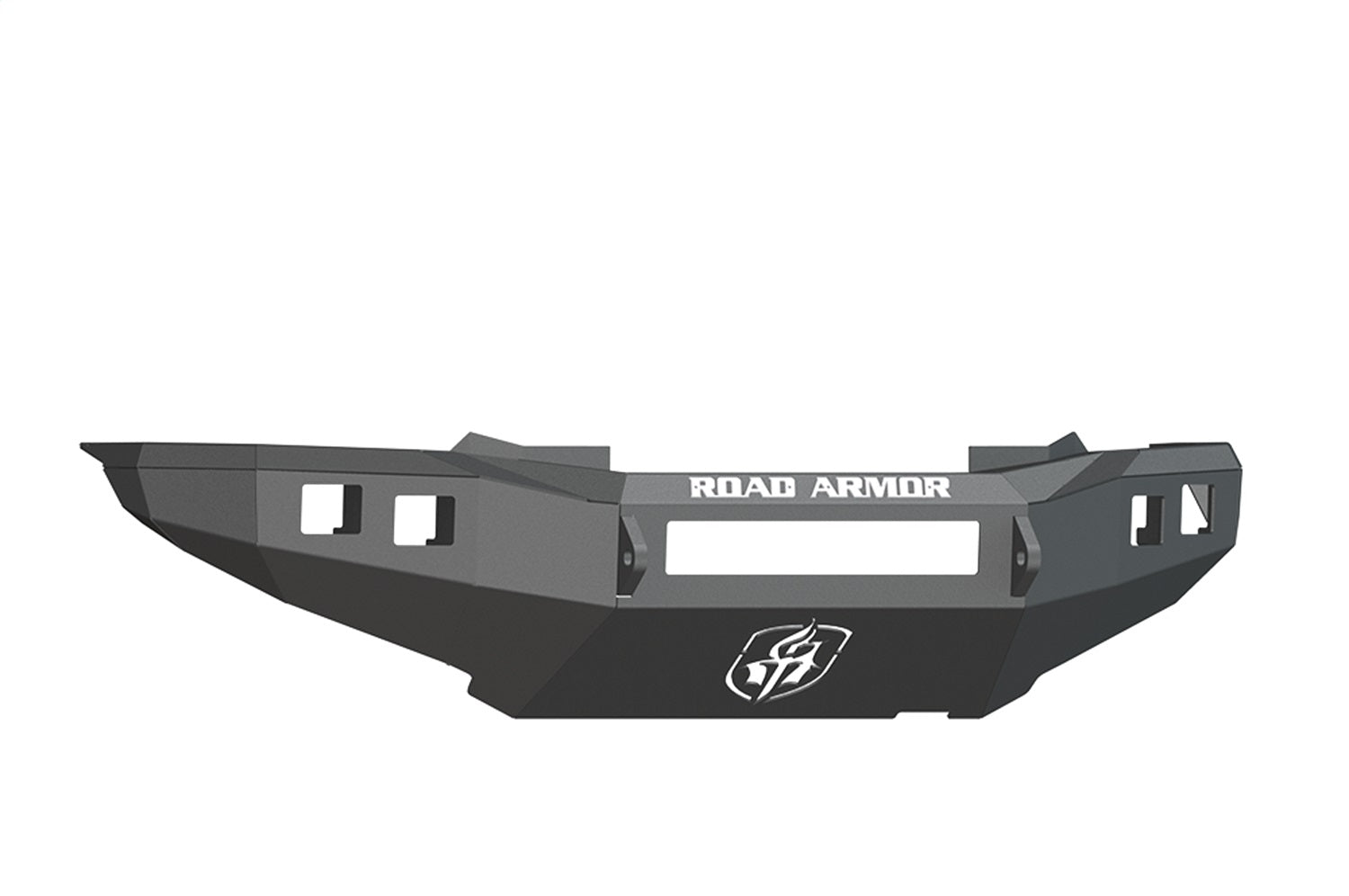 Road Armor 905R0B-NW Stealth Non-Winch Front Bumper; Steel; Satin Black; Square Fog Light Holes; Road Armor 905R0B-NW