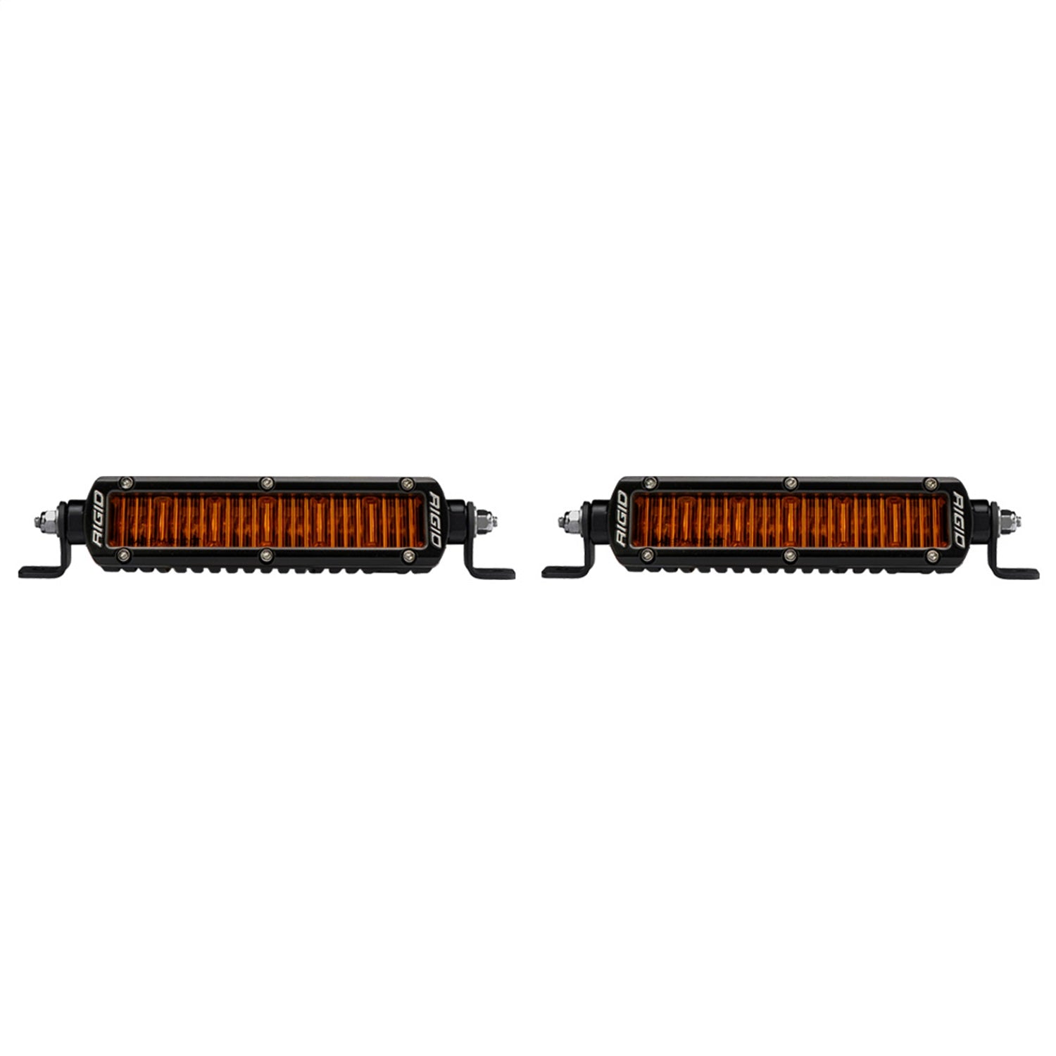 RIGID Industries 906705 SR-Series® Pro Light Bar; 6 in.; Amber; w/ Pro Amber Lens; Pair; RIGID Industries 906705