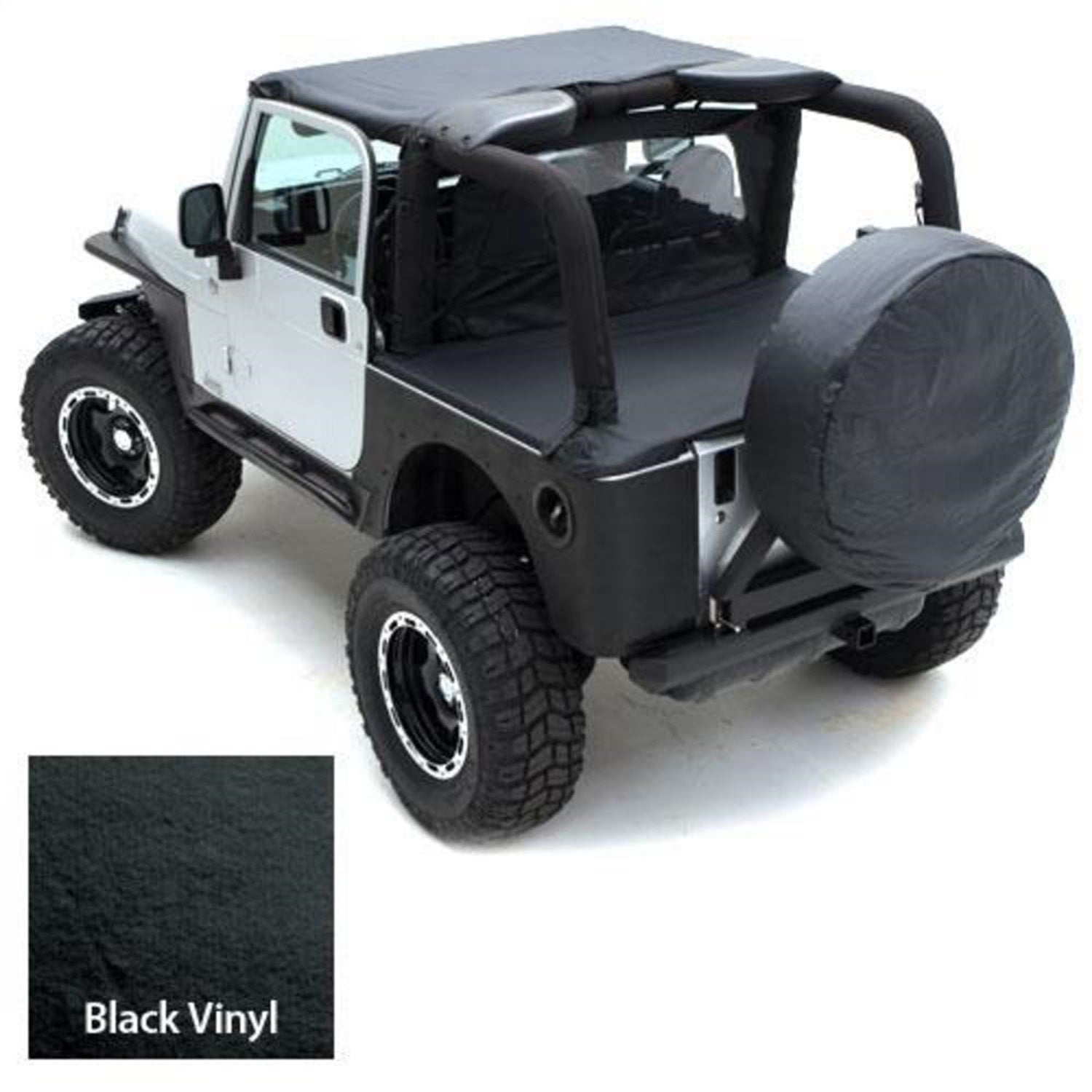 Replacement Soft Top; Black; Smittybilt 90801