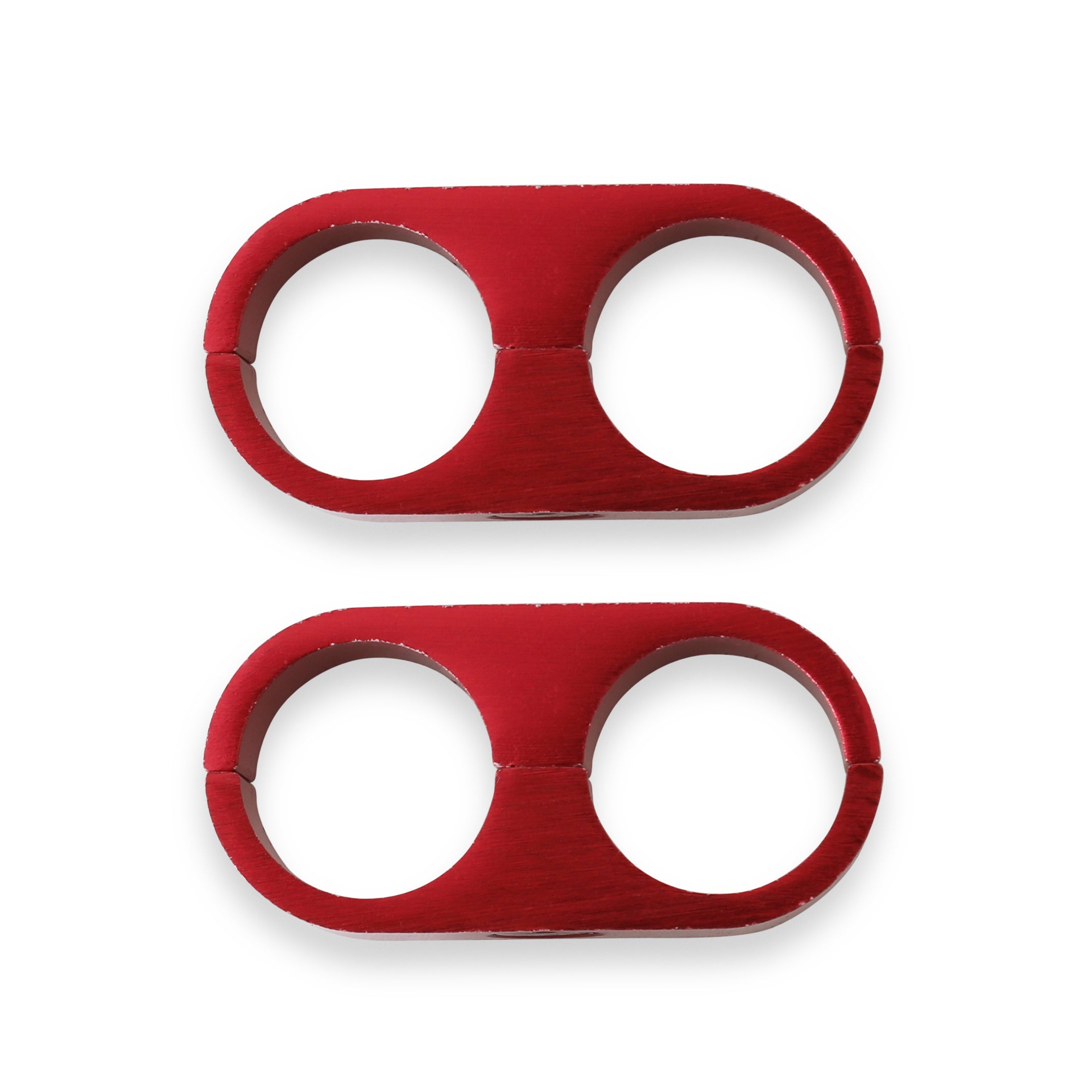 Hose & Tubing Separator, 7/8", Package Of 2, Red Anodized