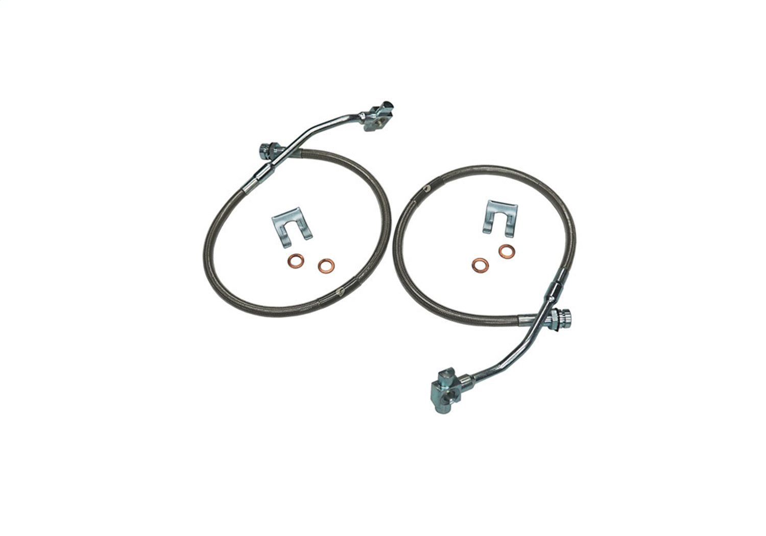 Superlift 91350 Bullet Proof Brake Hose-Front-79-86 GM PU/Blazer/Suburban w/4-6in. Lift Superlift 91350