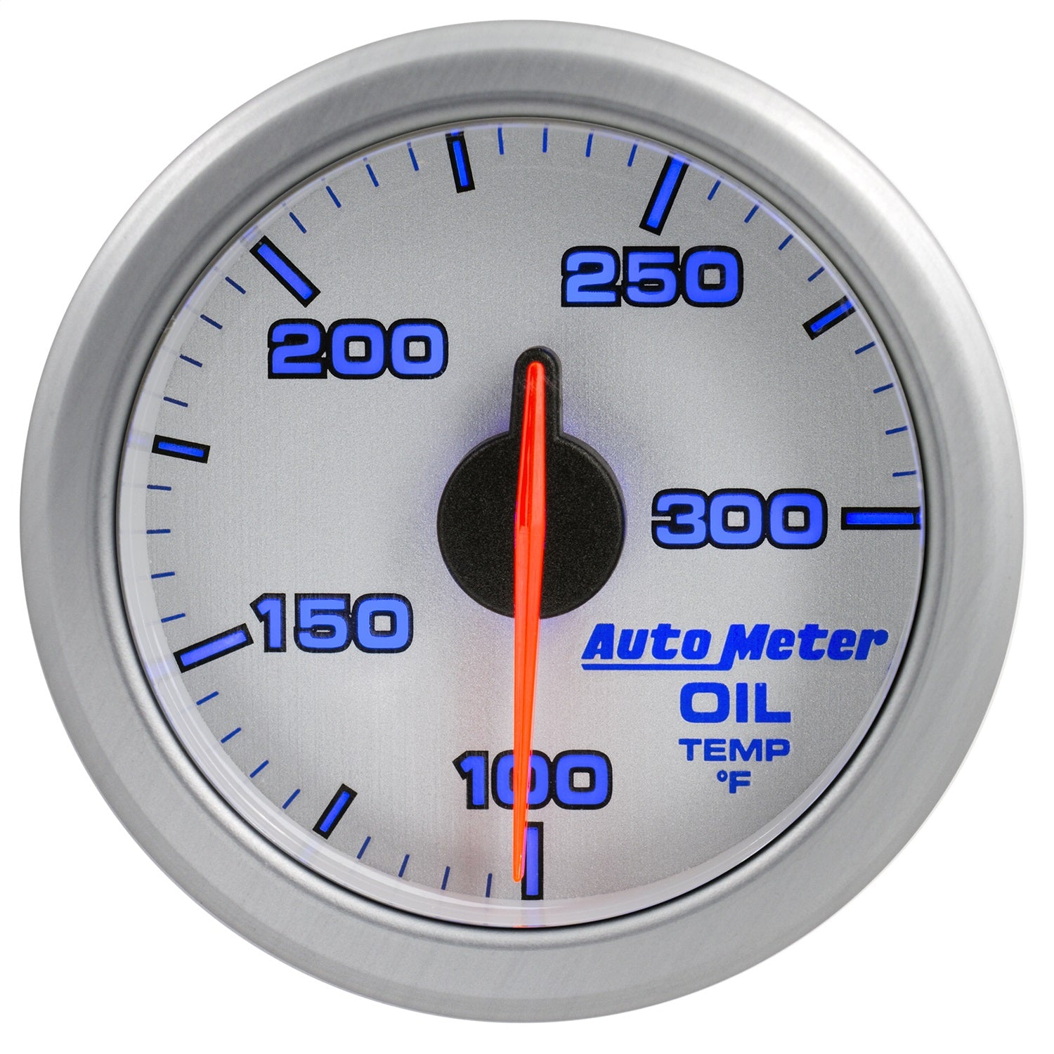 AutoMeter 9140-UL 2-1/16in. OIL TEMP; 100-300`F; AIRDRIVE; SILVER AutoMeter 9140-UL