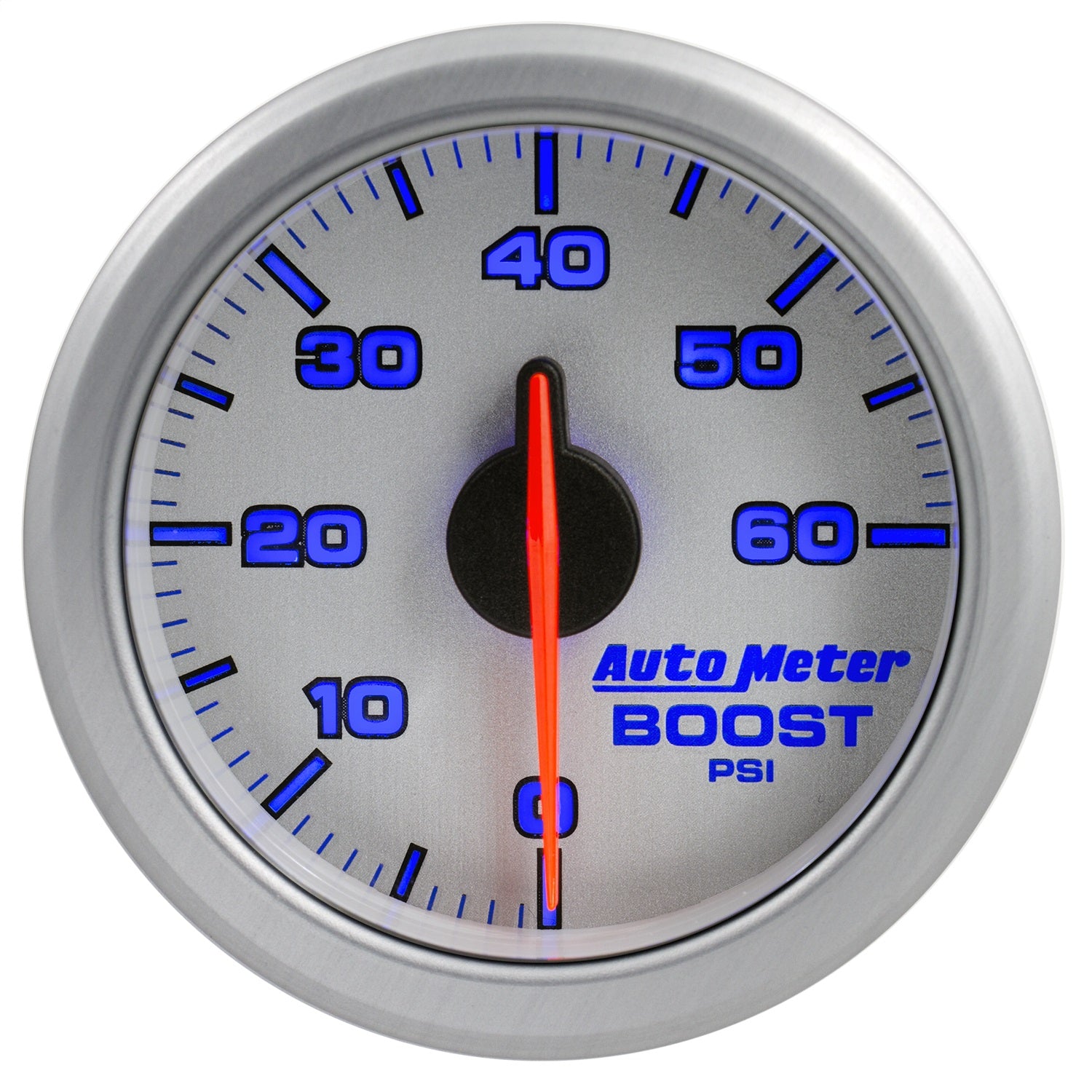 AutoMeter 9160-UL 2-1/16in. BOOST; 0-60 PSI; AIRDRIVE; SILVER AutoMeter 9160-UL