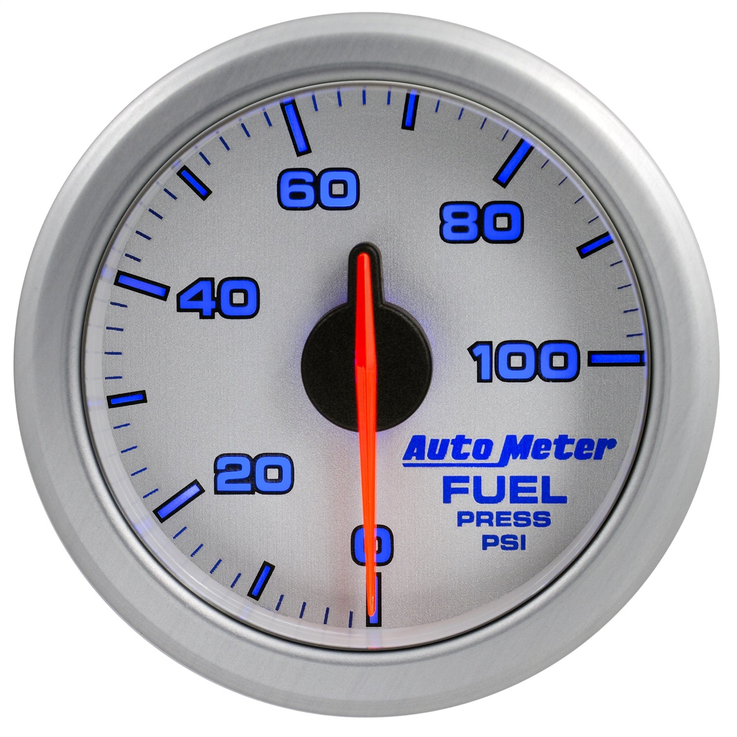 AutoMeter 9171-UL 2-1/16in. FUEL PRESS; 0-100 PSI; AIRDRIVE; SILVER AutoMeter 9171-UL
