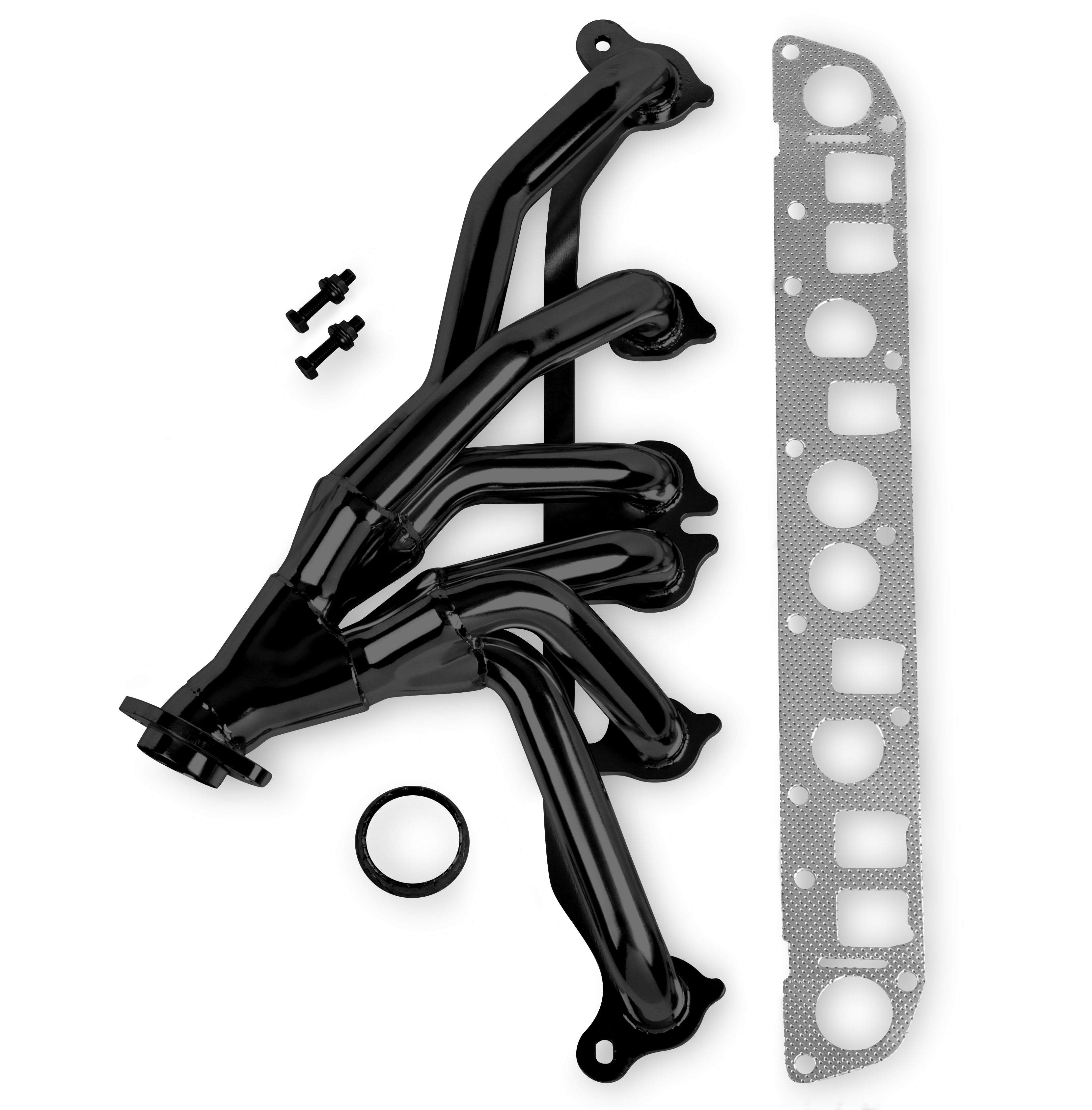 1991-1999 Jeep Wrangler YJ/TJ 4WD I6-4.0L; Tube Size 1-5/8" O.D.; Black Paint