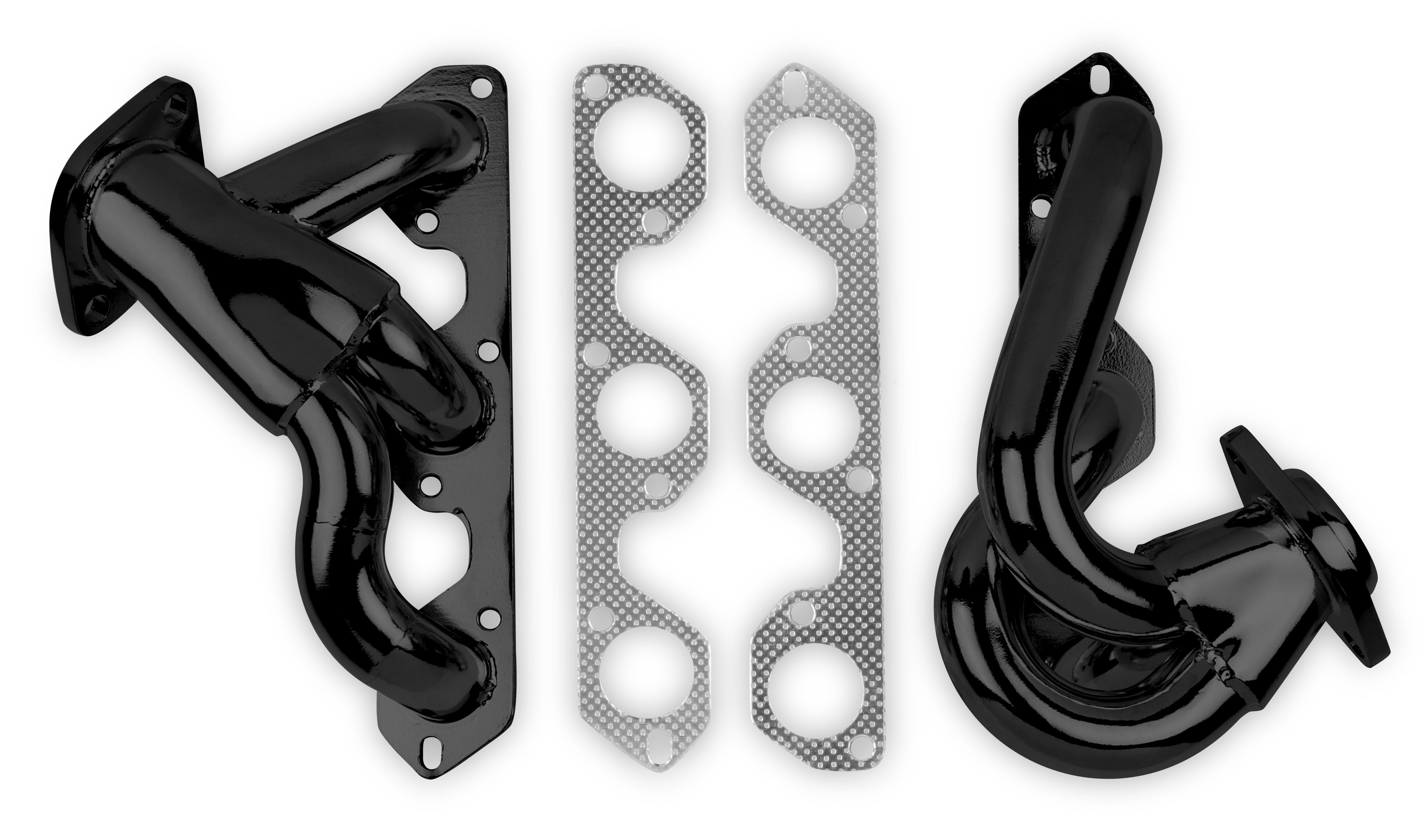 Flowtech Shorty Headers - Black Painted