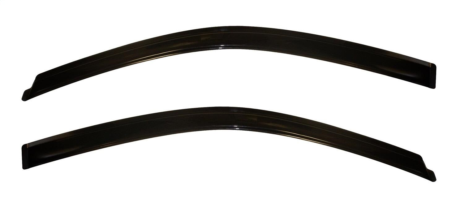 Auto Ventshade (AVS) 92348 Ventvisor® Deflector 2 pc.; Front; Smoke; Outside Mount; Auto Ventshade (AVS) 92348