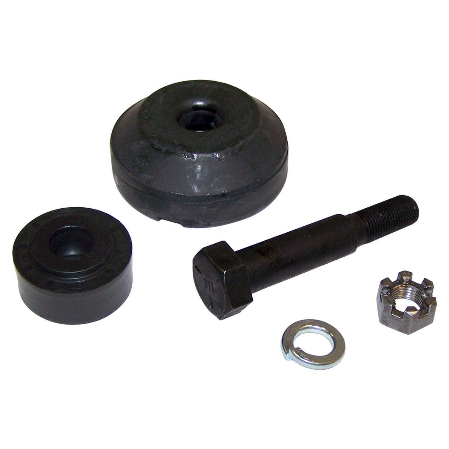 Crown Automotive Jeep Replacement 926671K Transfer Case Mount Kit; Rear; Incl. 2 Mounts/1 Washer/1 Bolt/1 Nut; Crown Automotive Jeep Replacement 926671K