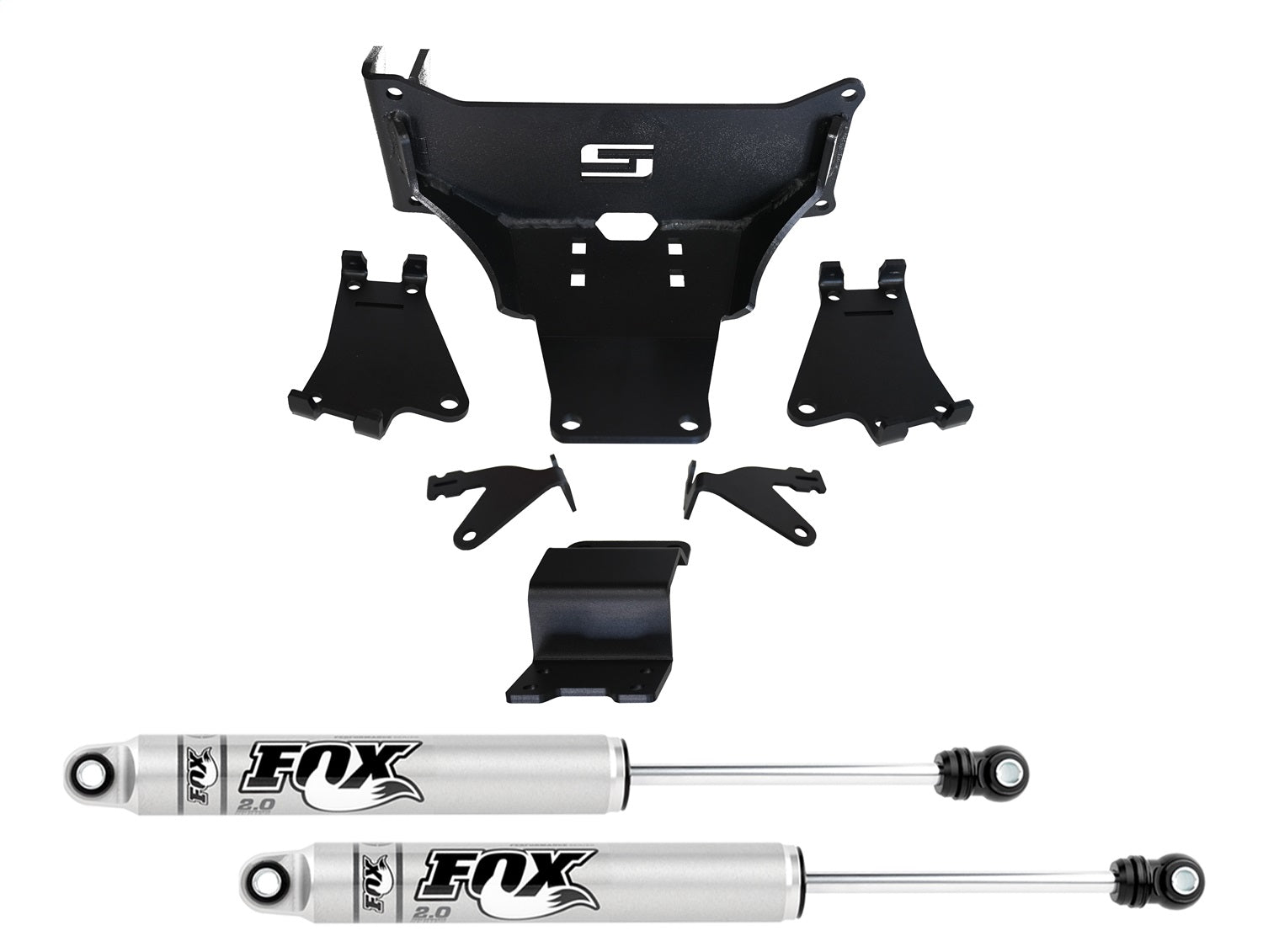 Superlift 92753 Dual Steering Stabilizer-2023 F-250/350 with FOX Stabilizers-No lift required Superlift 92753
