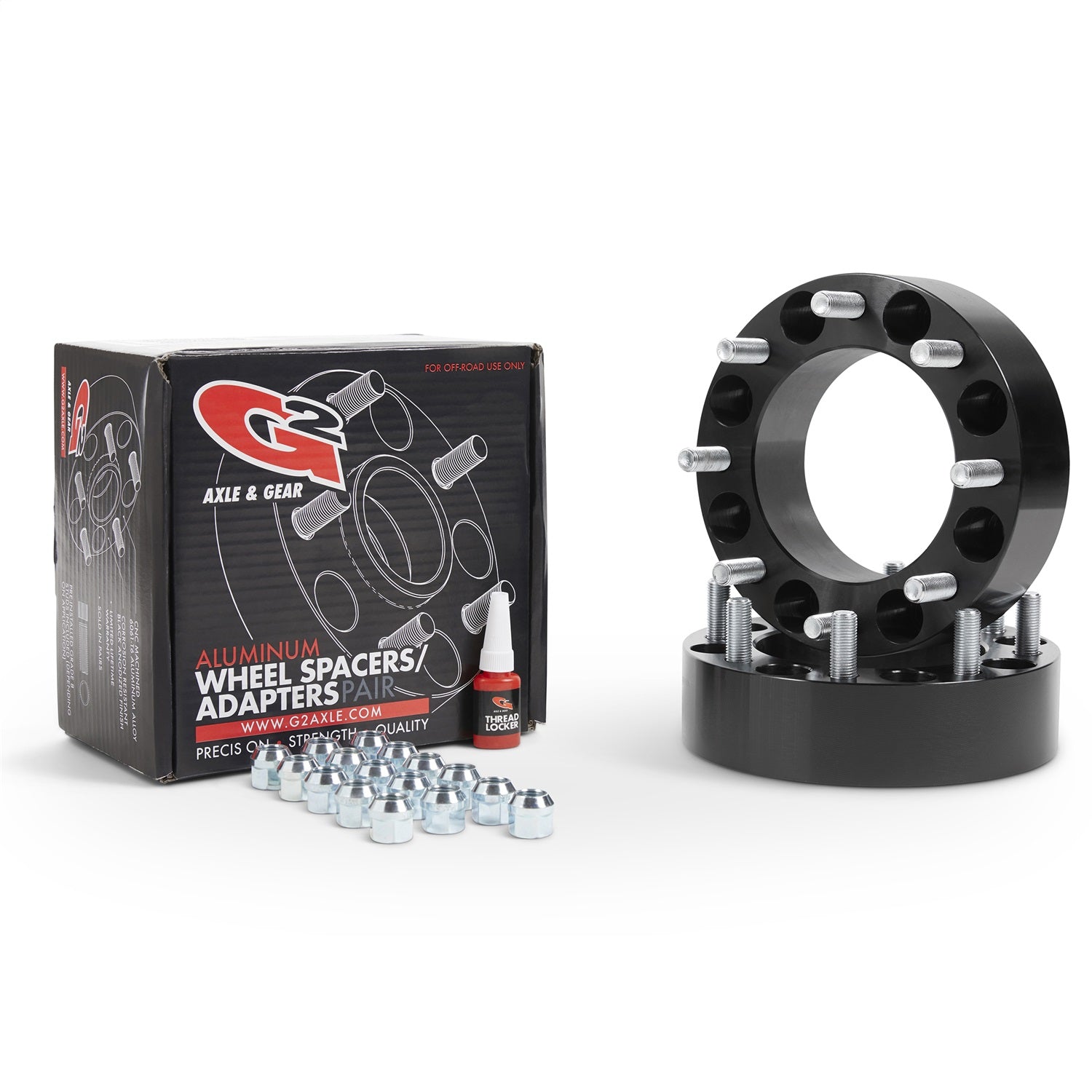 Wheel Spacer; 2 in. Thick; 8 x 170mm Bolt Pattern; Ford; G2 Axle and Gear 93-70-200