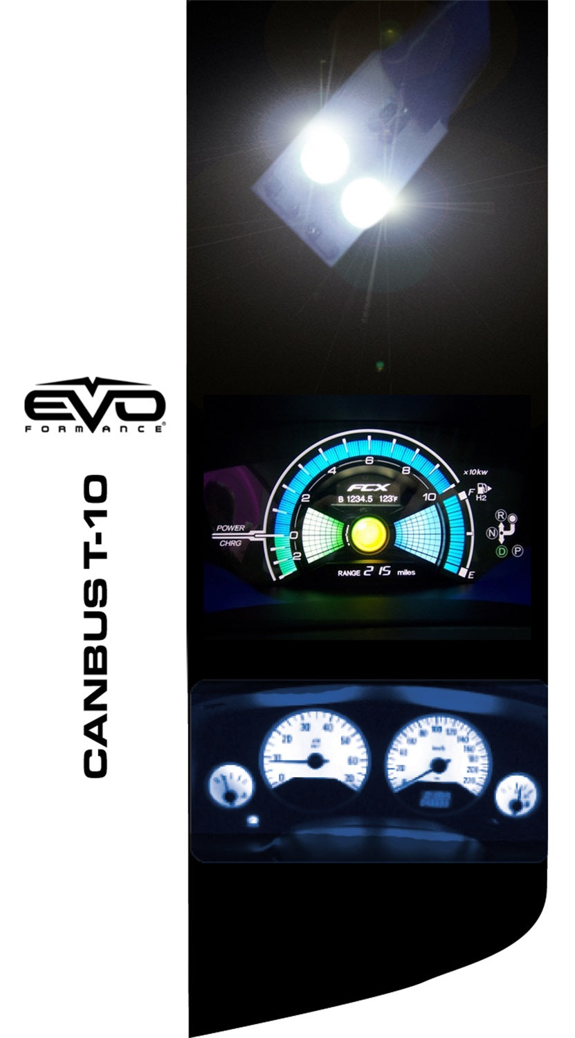 CIPA 93140 EVO Formance T-10 LED Bulbs; w/Canbus; White; CIPA 93140