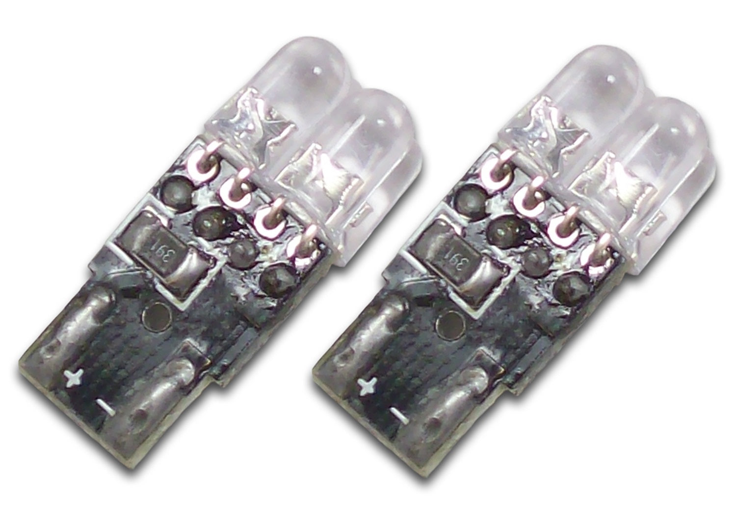 CIPA 93158 EVO Formance T-10 LED Bulbs; Blue/White; Twin Pack; CIPA 93158
