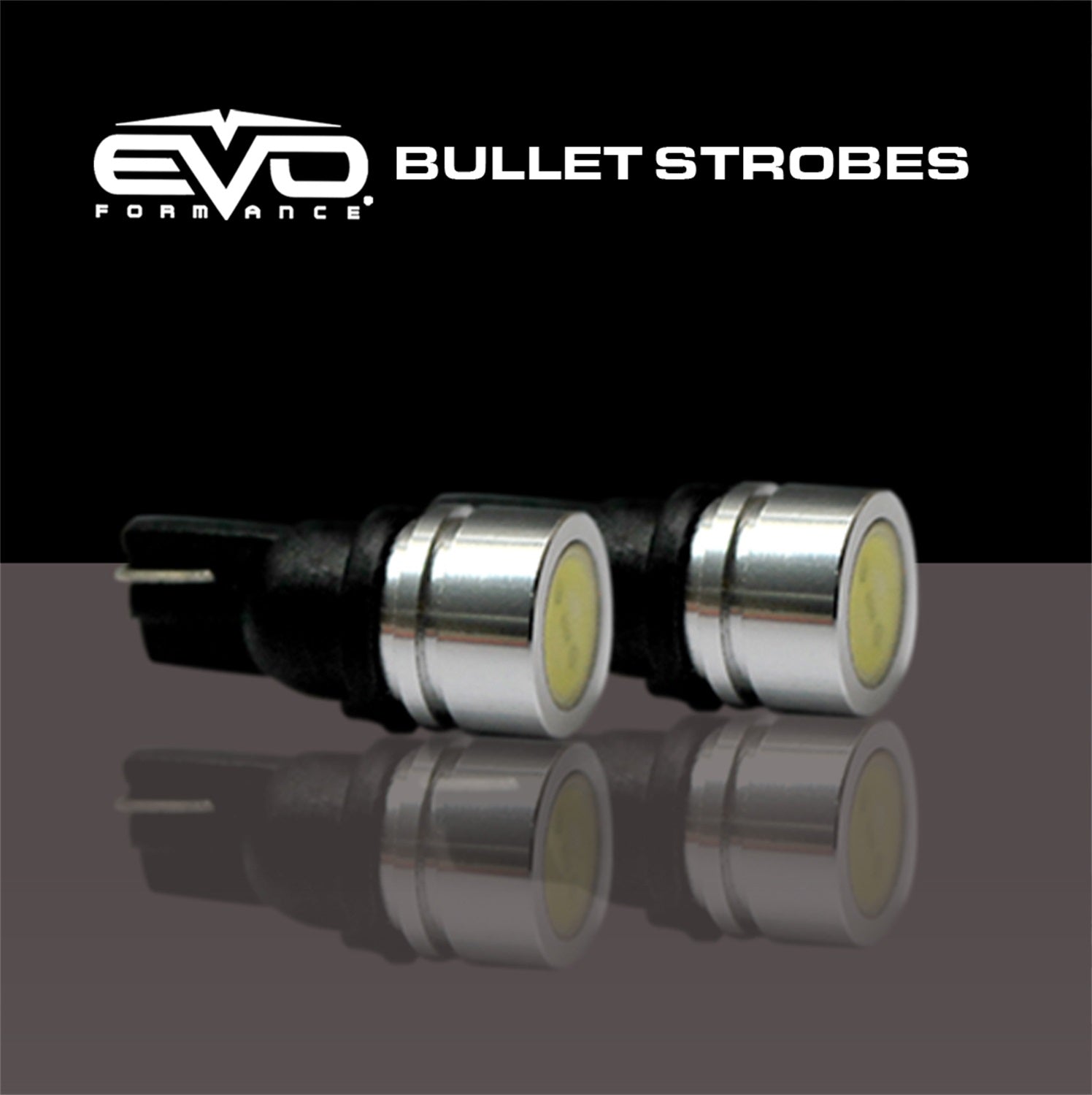 CIPA 93196 EVO Formance Bullet Strobe; 1 Watt; T-10; Red/Blue; CIPA 93196