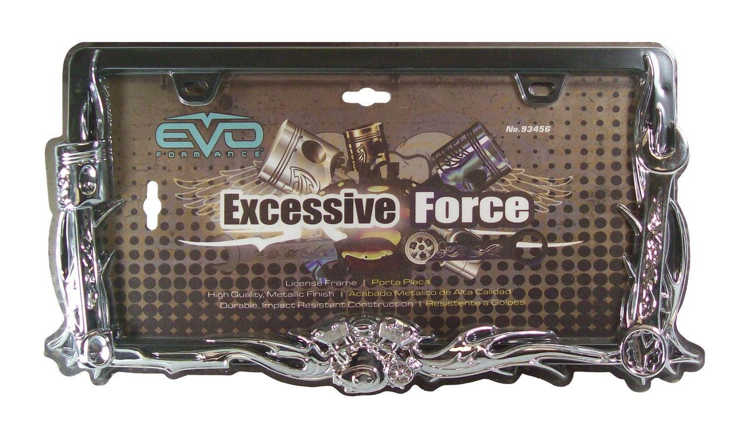 CIPA 93456 License Plate Frame; Excessive Force; CIPA 93456