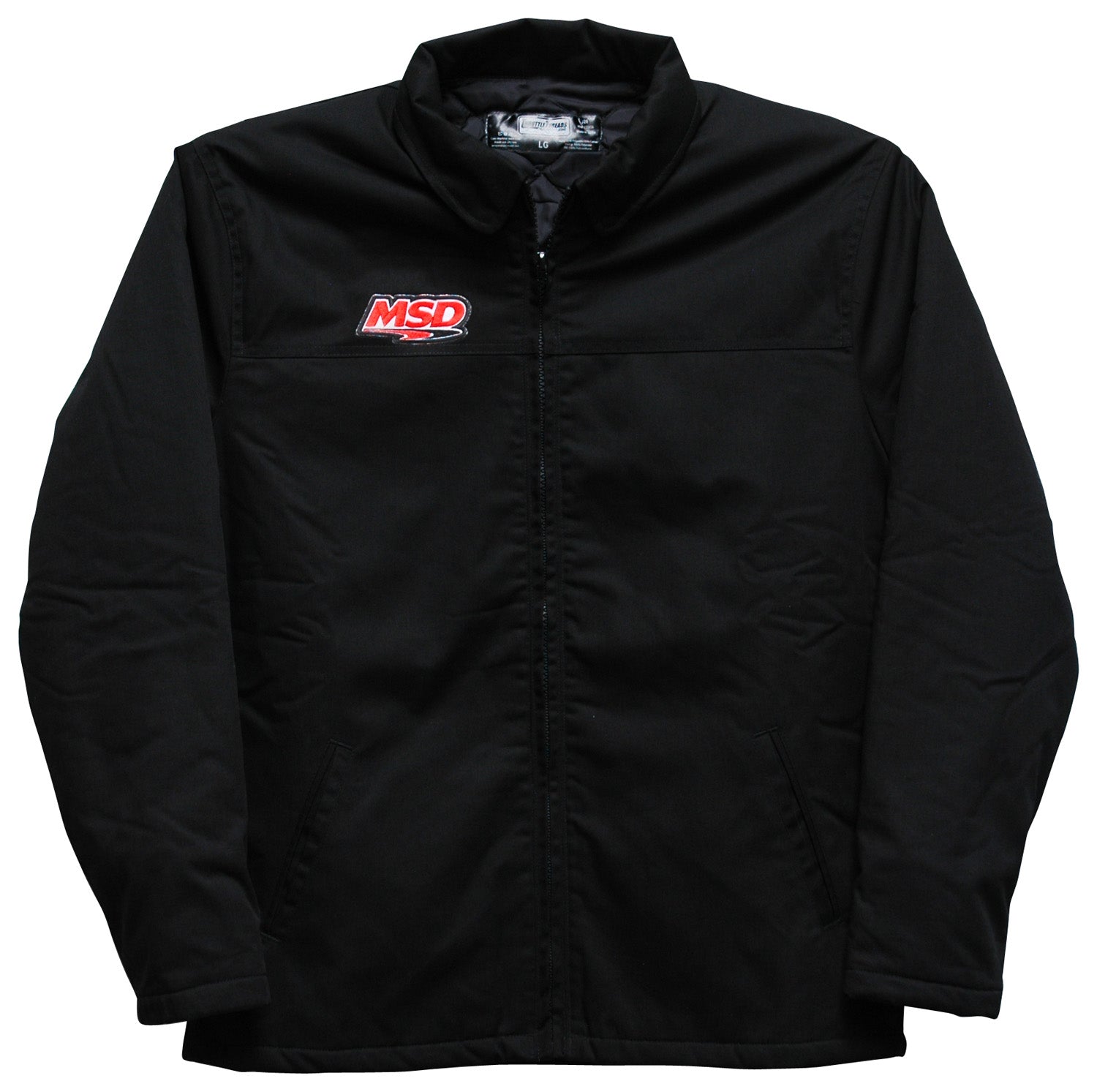 XX-Large - Hip length zipper front jacket.