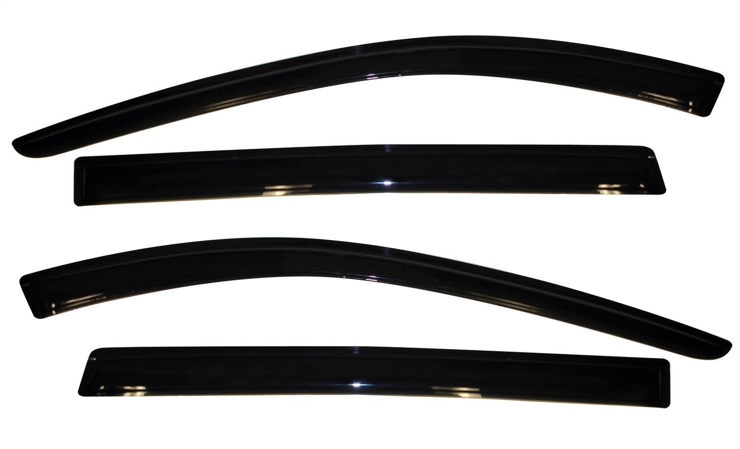 Auto Ventshade (AVS) 94246 Ventvisor® Deflector 4 pc.; Smoke; Outside Mount; Auto Ventshade (AVS) 94246