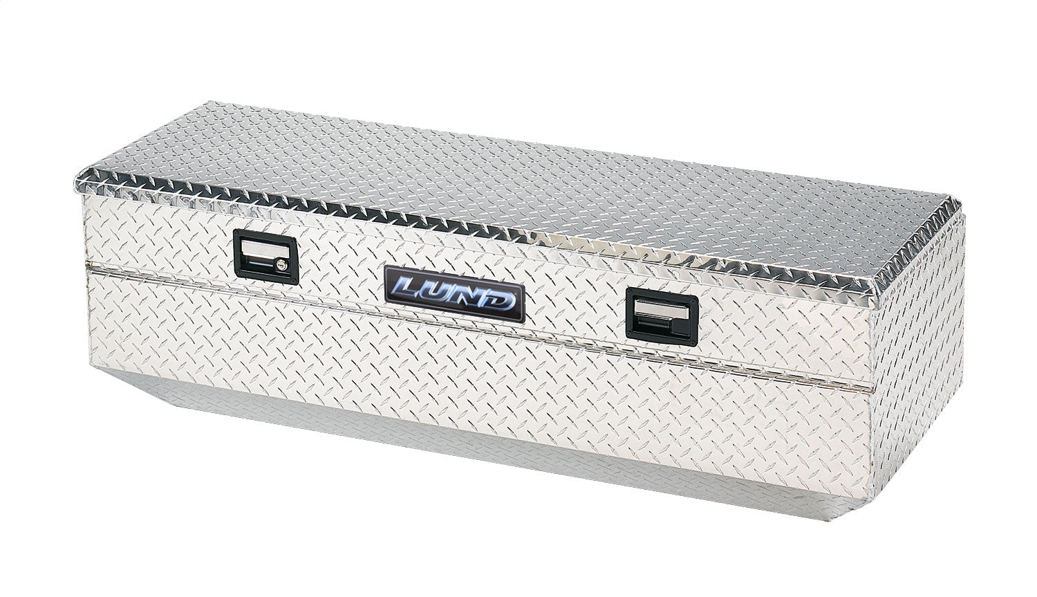 Lund 9448 Aluminum Storage Box; L 48 in. x W 24 in. x H 18.5 in.; Flush Mount; w/Handles; Lund 9448
