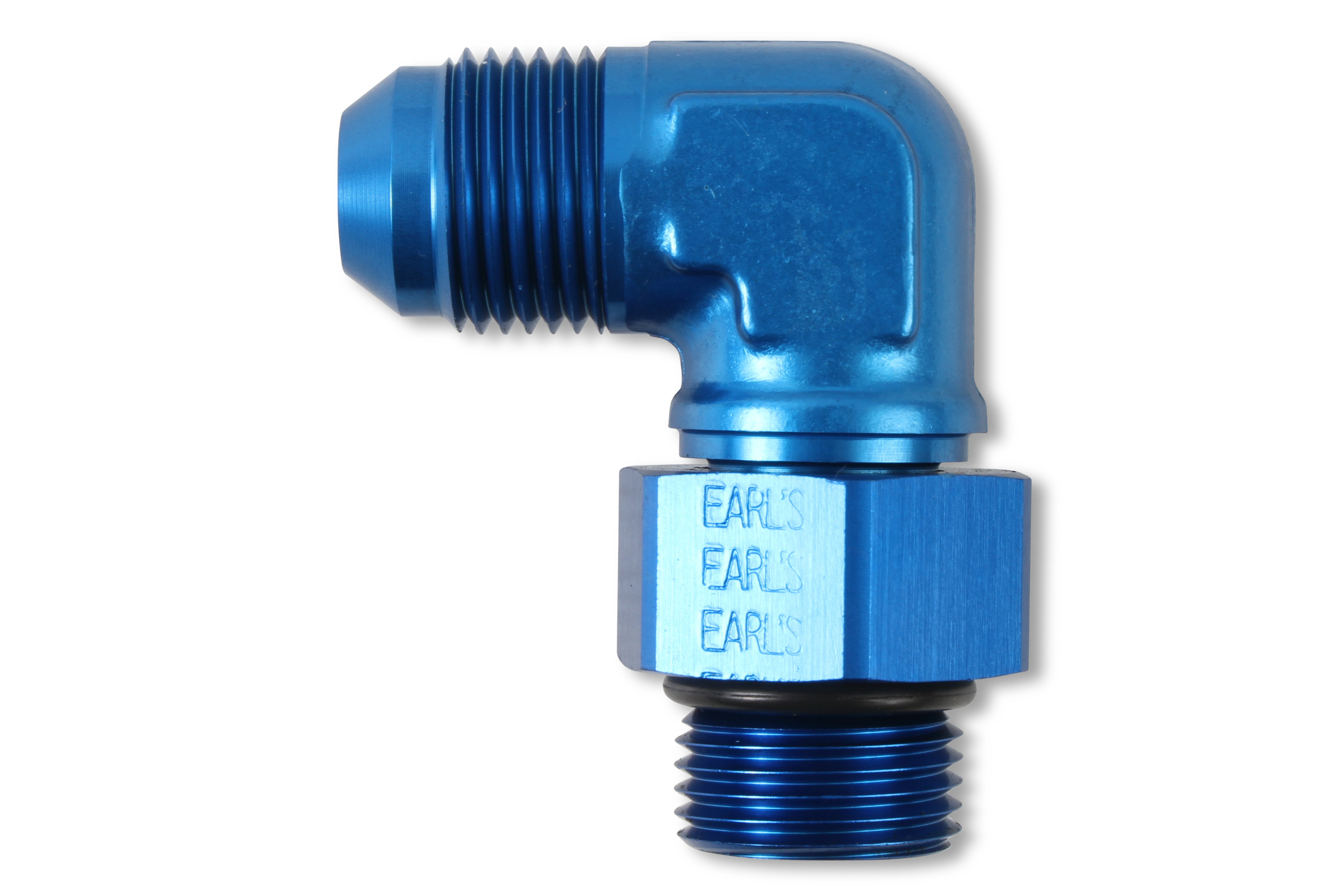 Earl's 90 Degree -8 AN Male to 3/4"-16 Swivel